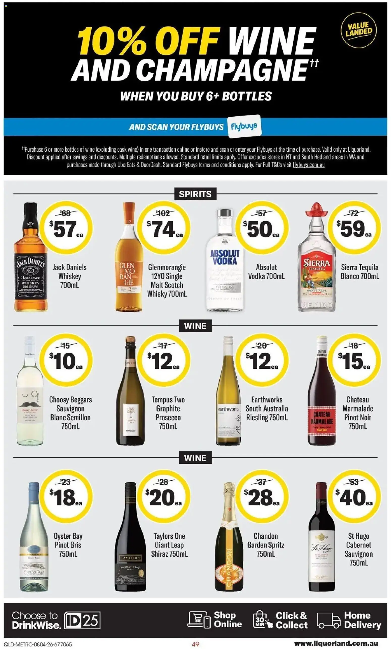 Deals catalogue - valid from 07.04.2026 | Page: 49 | Products: Wine, Vodka, Whiskey, Scotch