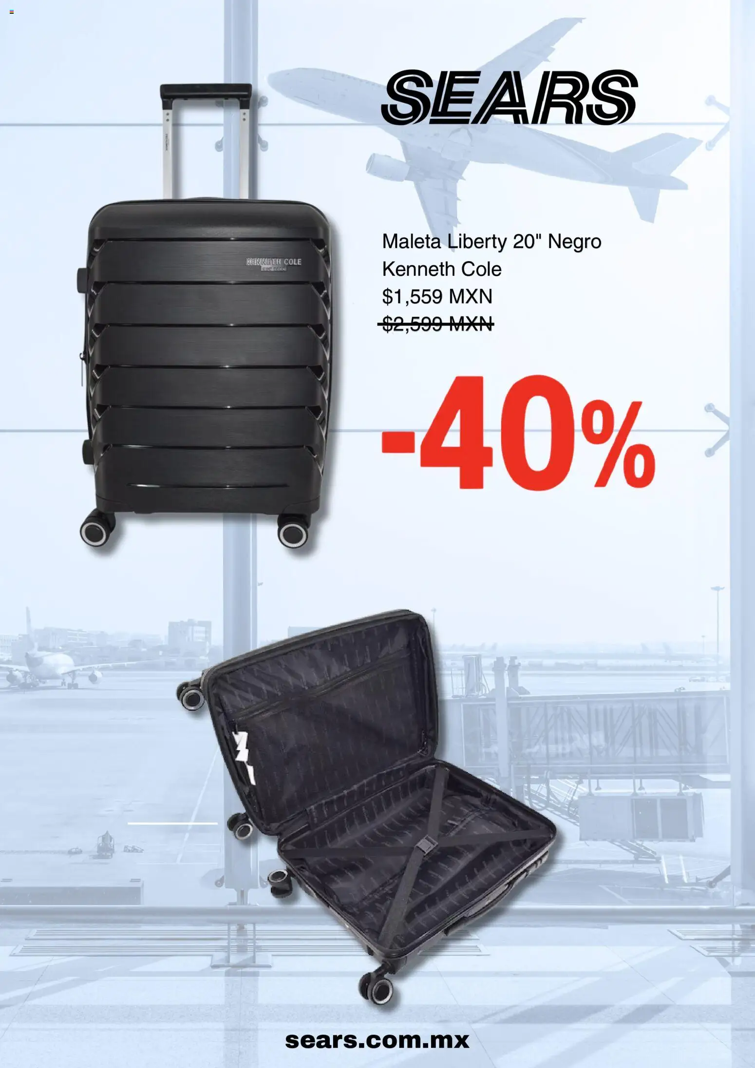 Nuevas ofertas de Sears válidas en toda la República Mexicana desde el 01.04.2026. ¡Encuentra las mejores ofertas en Sears promociones! | Página: 5 | Productos: Maleta