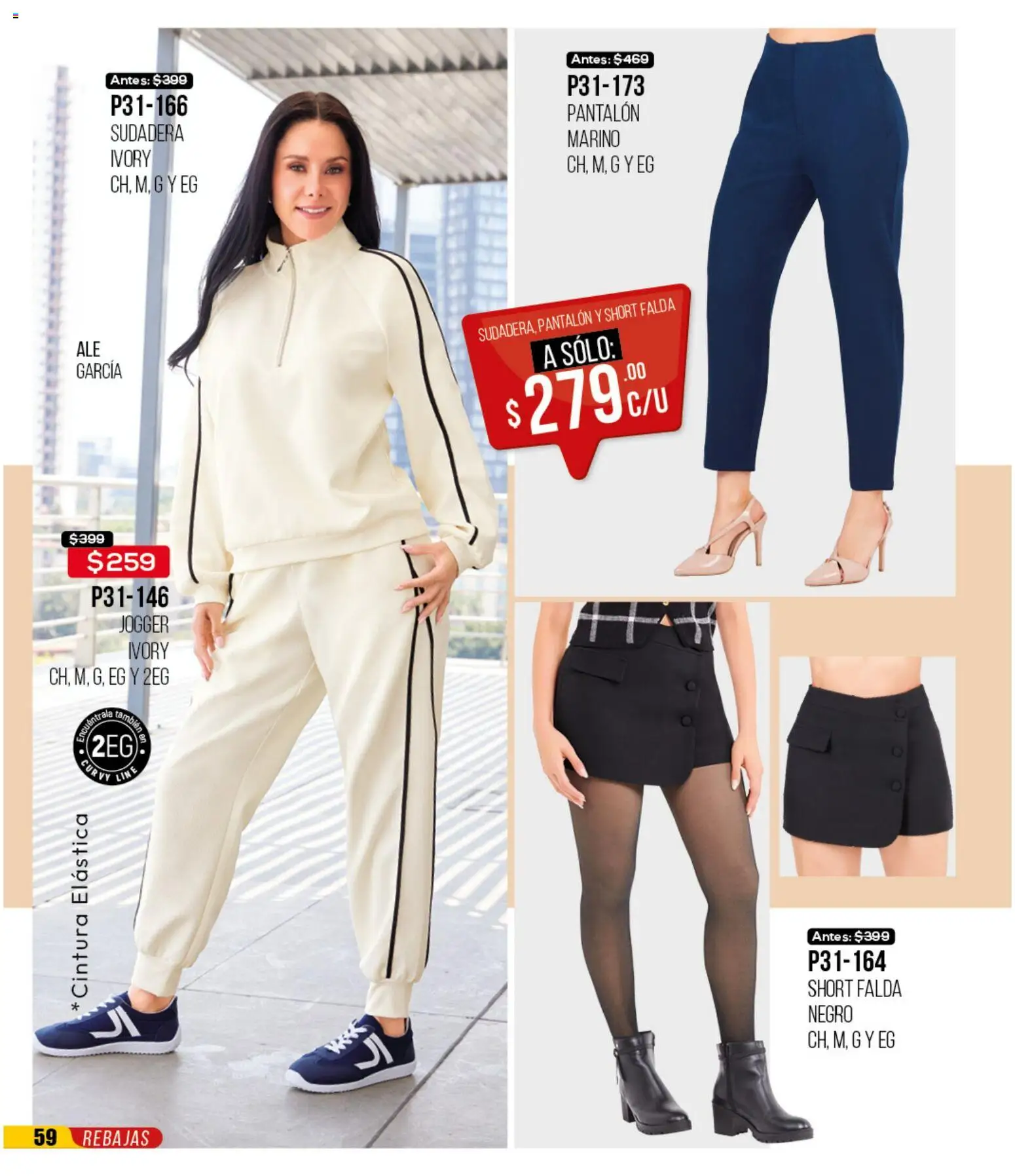 Nuevas ofertas de Cklass válidas en toda la República Mexicana desde el 30.11.2025. ¡Encuentra las mejores ofertas en Cklass catálogo Rebajas Navideñas Ropa! | Página: 60 | Productos: Sudadera, Falda, Short