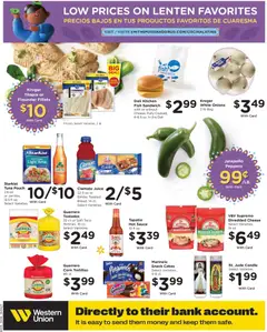 Preview of Smith's weekly ads valid from 11.03.2026 | Page: 14 | Products: Bread, Chocolate, Fish, Sauce