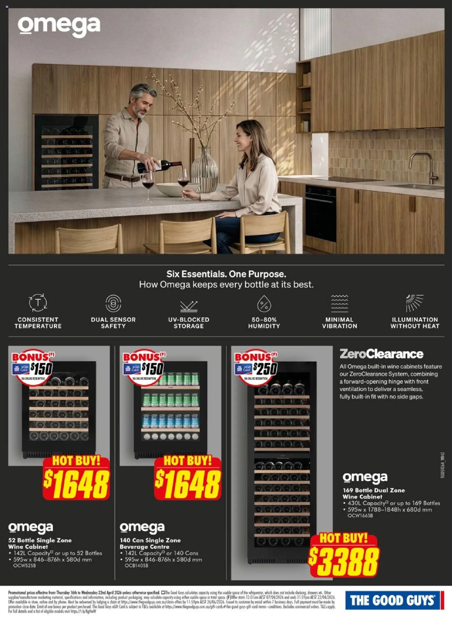 The Good Guys catalogue - valid from 15.04.2026 | Page: 11 | Products: Cabinet, Wine