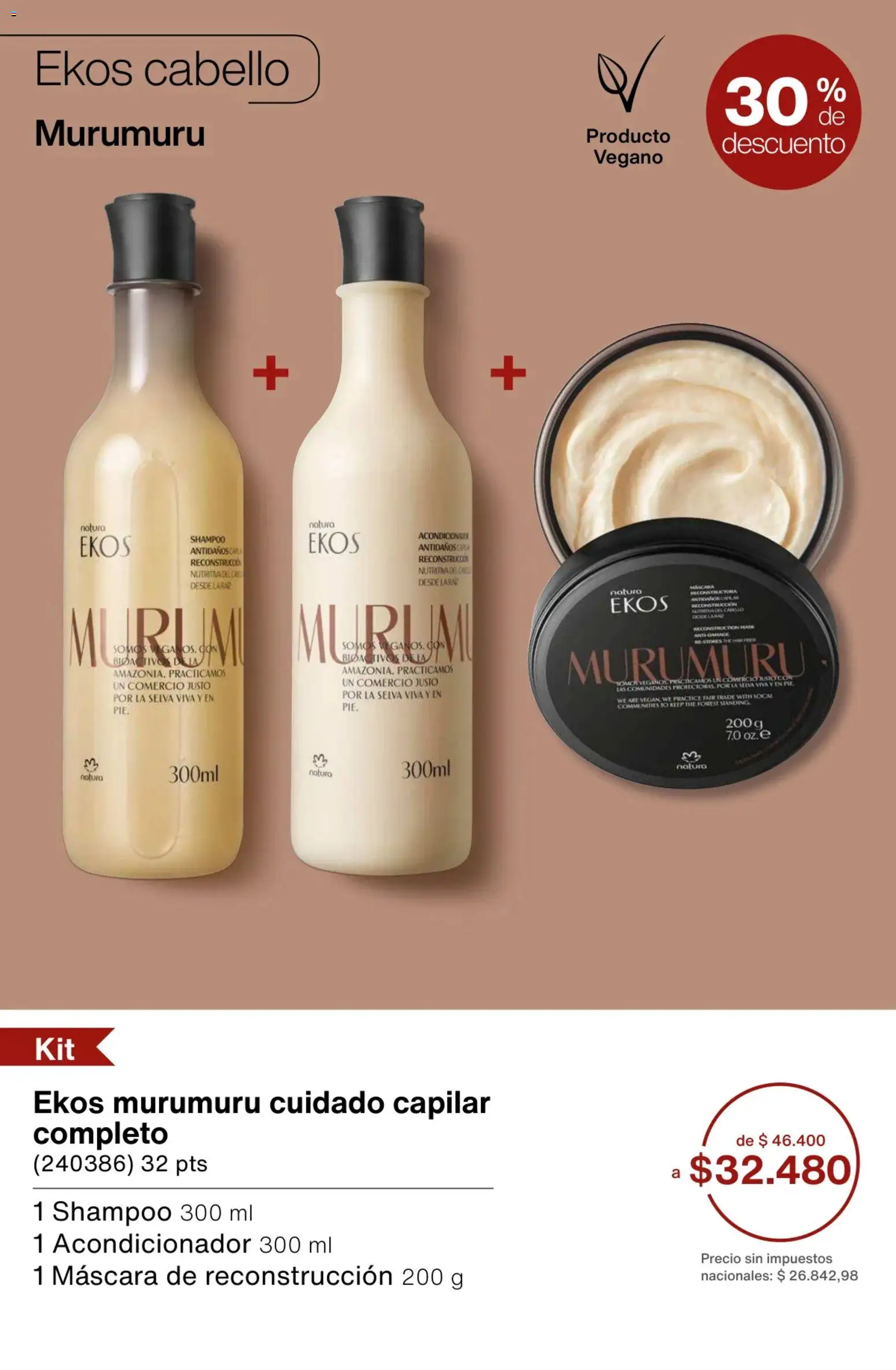 Catálogo Natura Ciclo 1/2026 │ válido desde el 06.01.2026 | Página: 260 | Productos: Máscara, Shampoo, Acondicionador