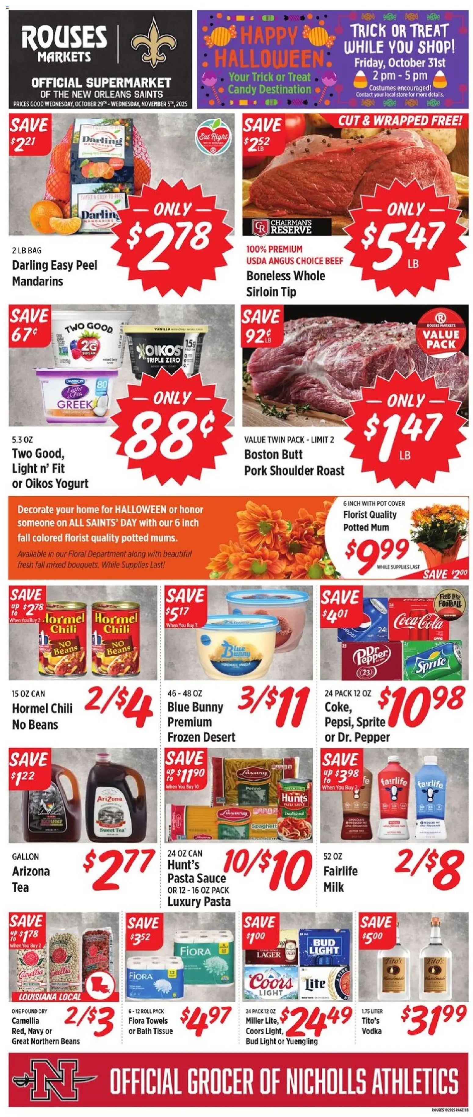 Rouses Weekly Ad - LA - valid from 29.10.2025 | Page: 1