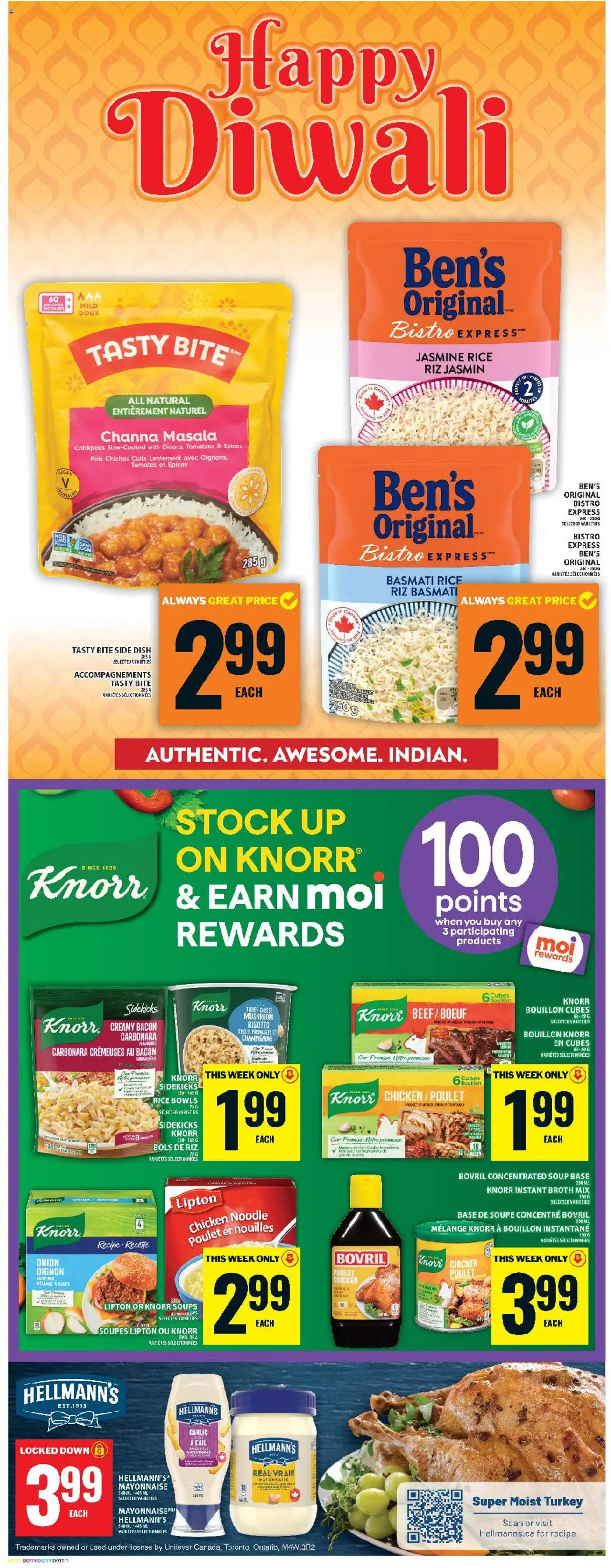 Food Basics flyer valid from 09.10.2025 | Page: 18 | Products: Beef, Turkey, Cheese, Chicken