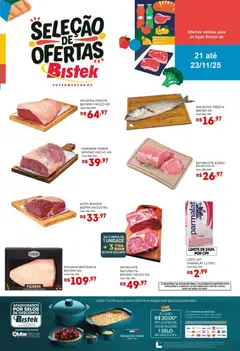 Bistek Supermercados - Ofertas do Fim de Semana - Pré-Visualização do folheto da loja Bistek Supermercados, válido de 21.11.2025