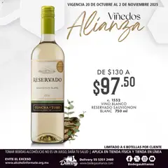 Vista previa de Bodegas Alianza catálogo Viñedos Alianza, nuevo folleto de la tienda, válido en México a partir del 20.10.2025