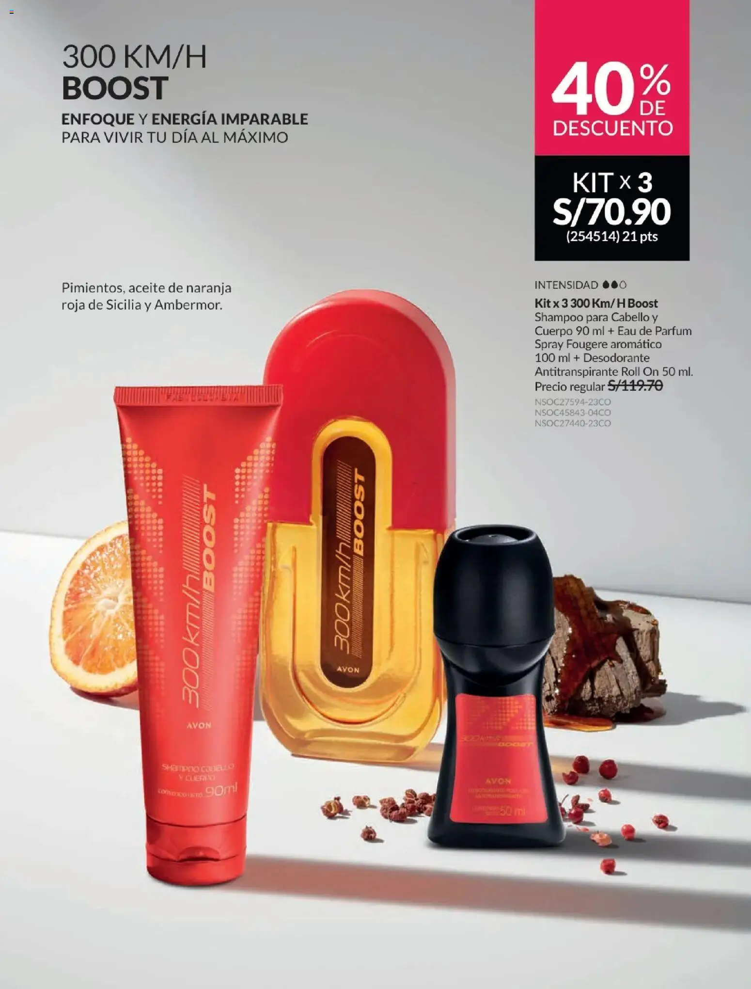 Catálogo Avon válido desde 21.04.2026 | Página: 95 | Productos: Shampoo, Desodorante, Antitranspirante, Aceite