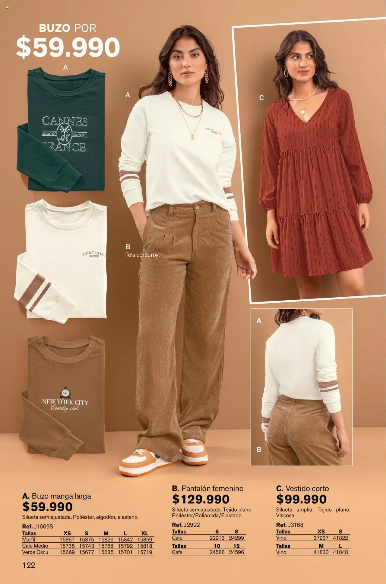 Leonisa revista - valida desde el 12.09.2025 | Página: 122 | Productos: Buzo, Vestido, Café, Vino