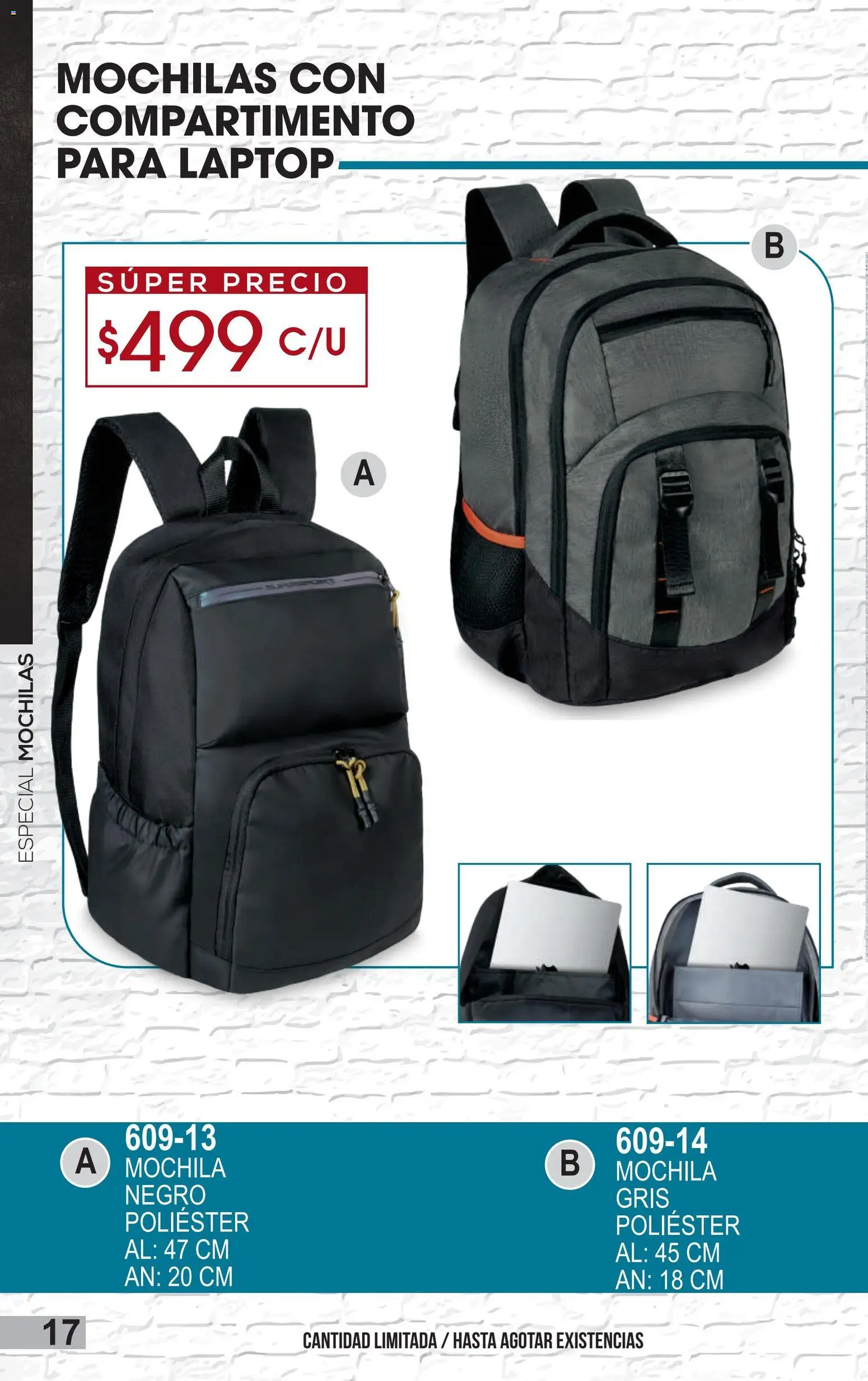 Nuevas ofertas de Cklass válidas en toda la República Mexicana desde el 02.01.2026. ¡Encuentra las mejores ofertas en Cklass catálogo Especial Reebok & Adidas! | Página: 18 | Productos: Mochila