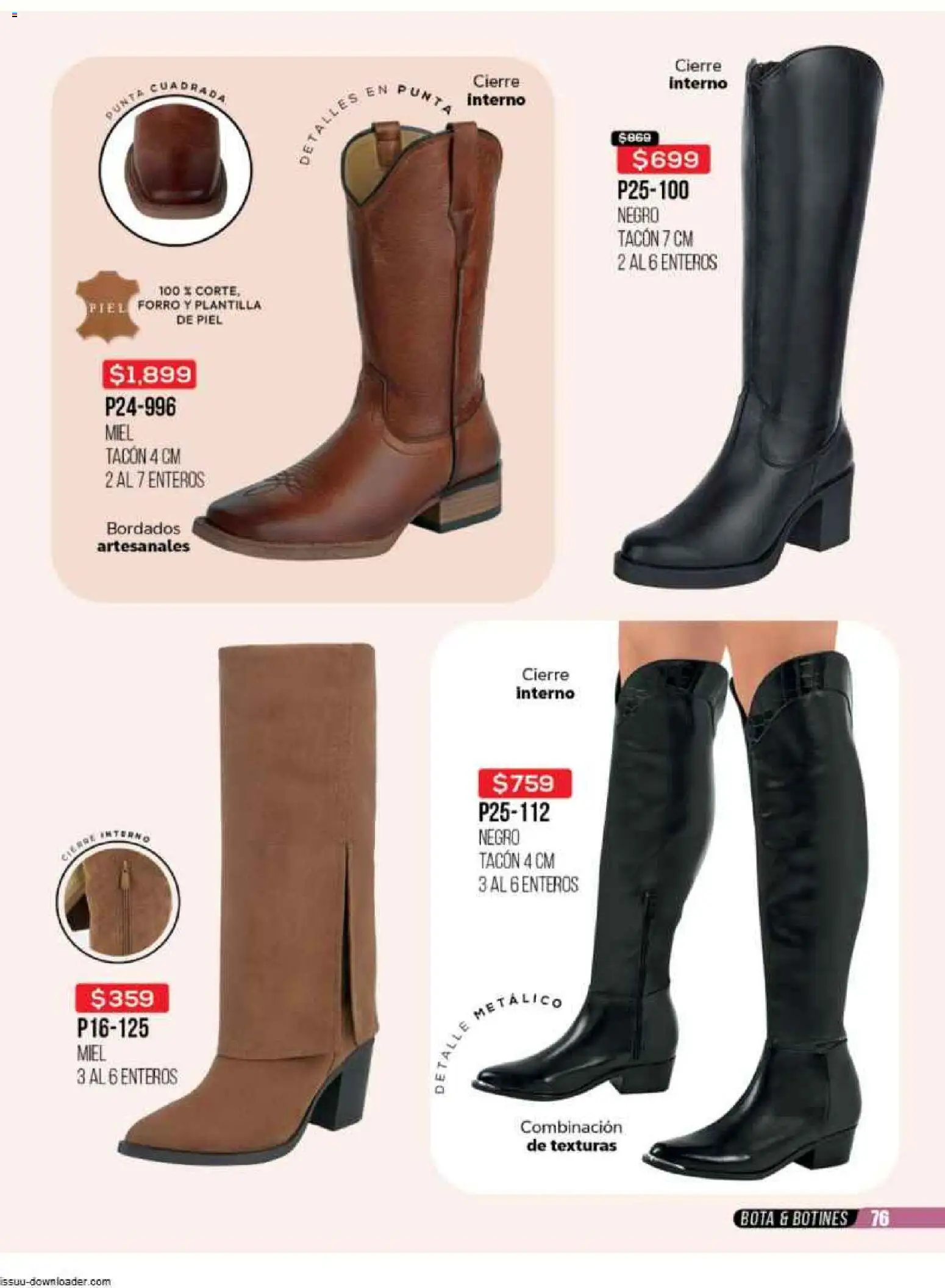 Nuevas ofertas de Cklass válidas en toda la República Mexicana desde el 31.10.2025. ¡Encuentra las mejores ofertas en Cklass catálogo Super Rebajas Ropa! | Página: 350 | Productos: Botines