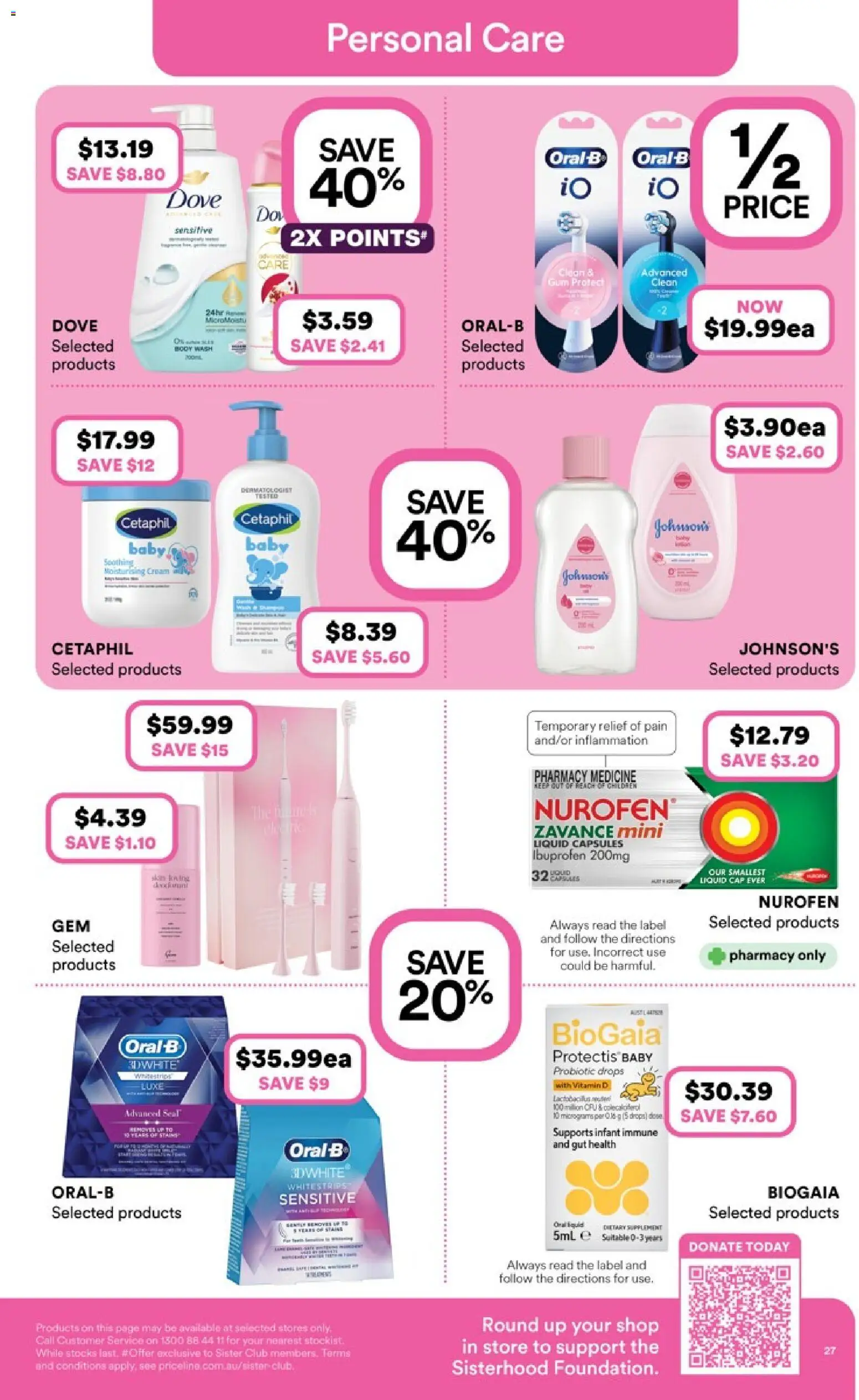 Priceline Pharmacy catalogue - valid from 05.03.2026 | Page: 27 | Products: Gum, Cream, Cap, Vitamin