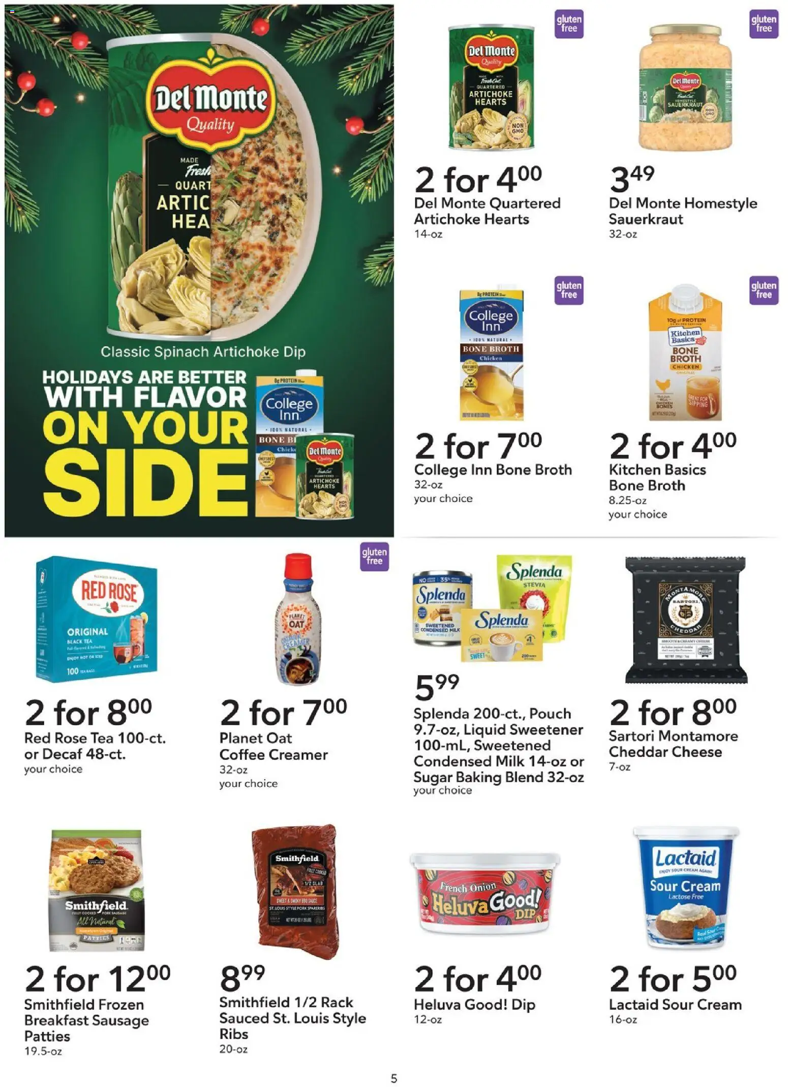 Publix Extra Savings - valid from 15.11.2025 | Page: 5 | Products: Cheese, Sauce, Sugar, Sausage