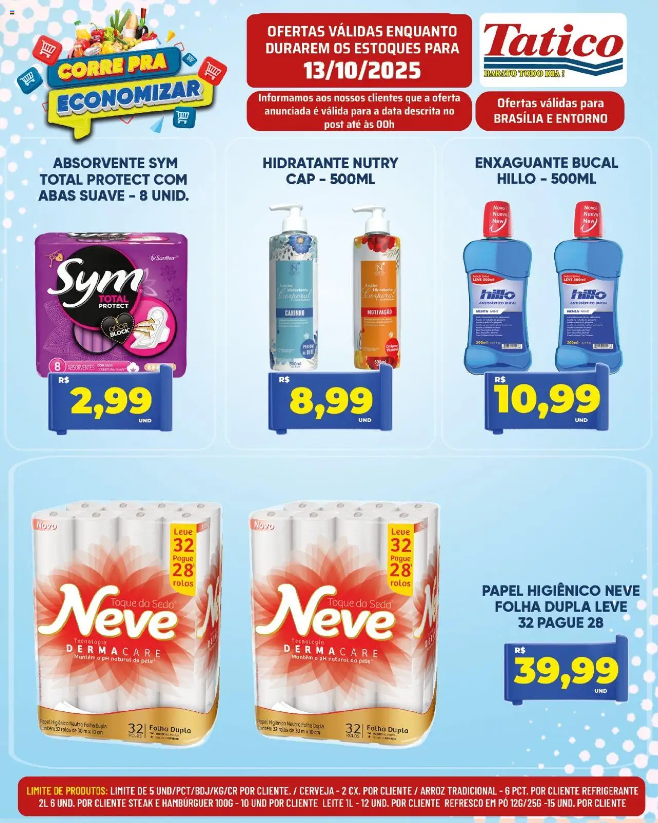 Tatico Folheto - válido de 13.10.2025 | Página: 14 | Produtos: Refresco, Leite, Arroz, Absorvente