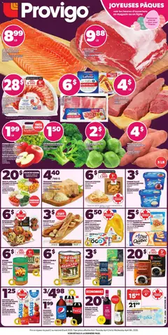 Preview of Provigo weekly flyer / circulaire from shop Provigo valid from 02.04.2026