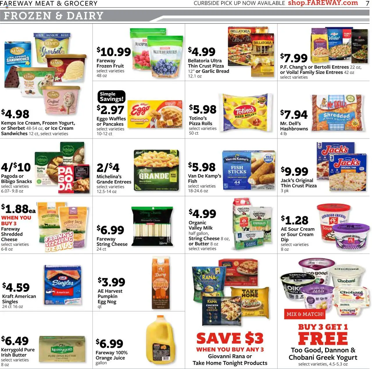 Fareway Weekly Ad - valid from 06.10.2025 | Page: 7 | Products: Butter, Yogurt, Pizza, Fish
