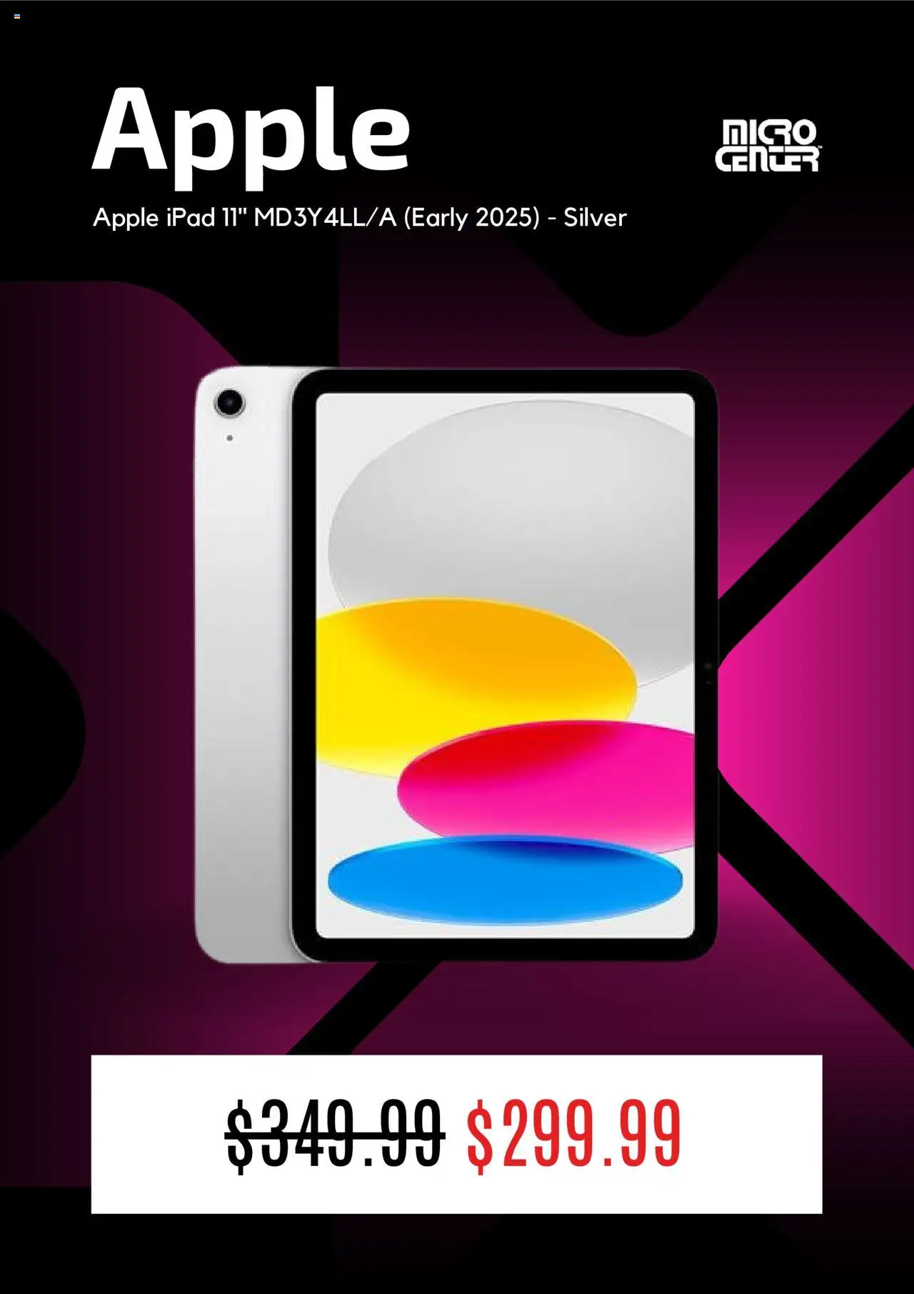 Micro Center Monthly Ad - valid from 01.08.2025 | Page: 4 | Products: Ipad