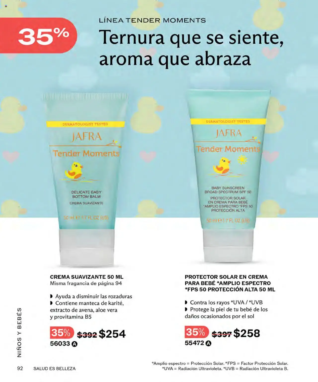Nuevas ofertas de JAFRA válidas en toda la República Mexicana desde el 01.08.2025. ¡Encuentra las mejores ofertas en JAFRA - Catálogo! | Página: 92 | Productos: Crema, Suavizante, Fragancia, Protector solar