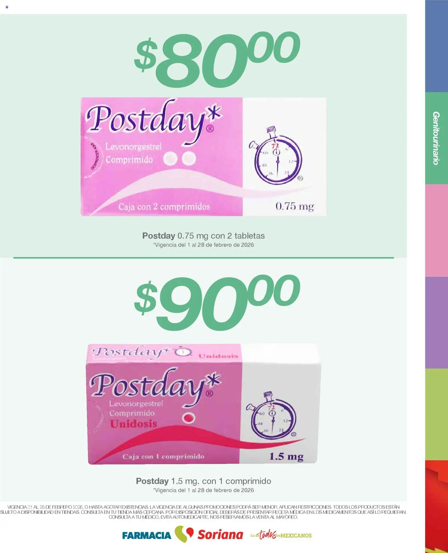Nuevas ofertas de Soriana válidas en toda la República Mexicana desde el 01.02.2026. ¡Encuentra las mejores ofertas en Soriana - Folleto Farmacia Soriana Febrero Mercado Nacional! | Página: 6 | Productos: Caja