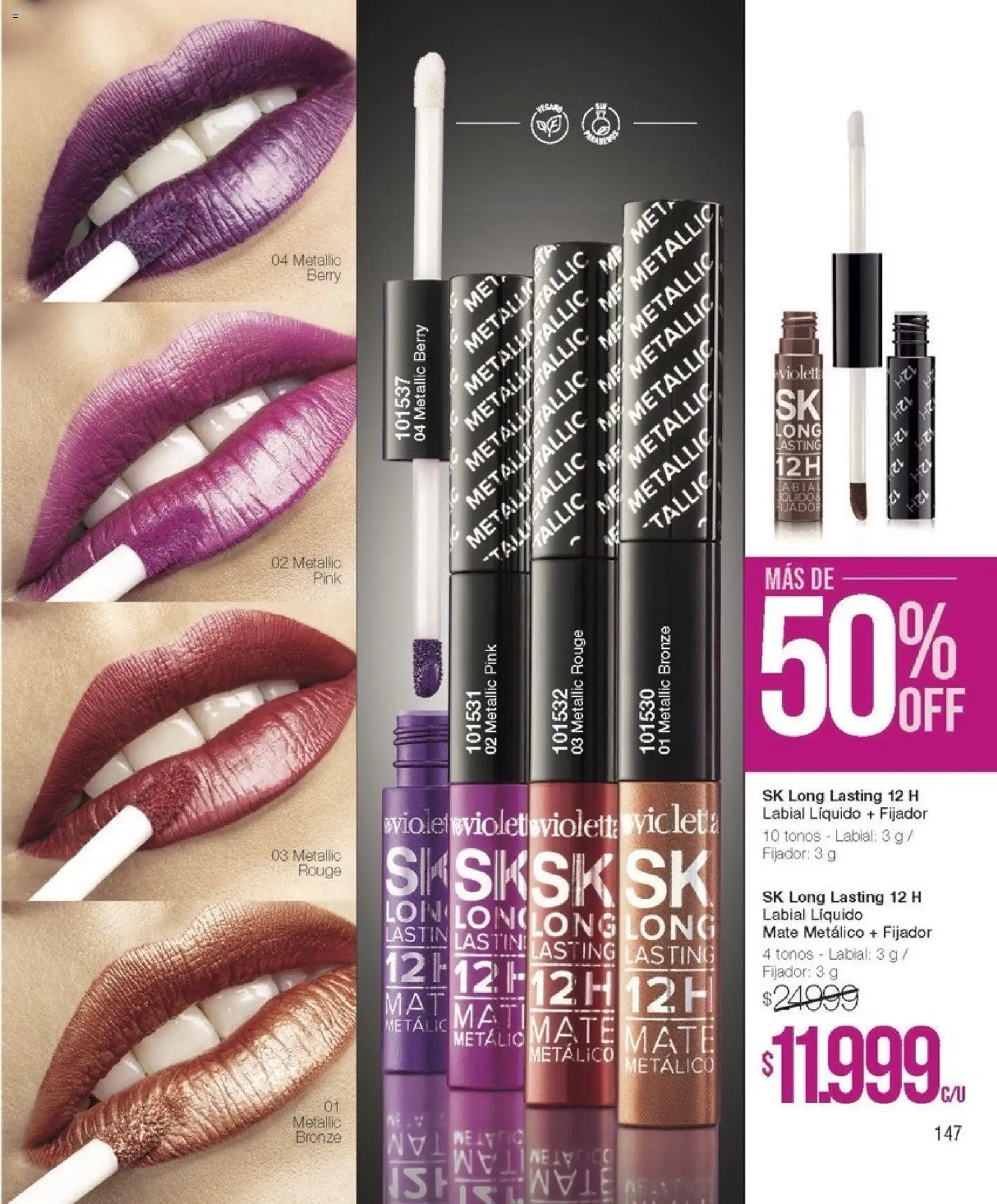 Violetta catálogo │ válido desde el 01.02.2026 | Página: 147 | Productos: Mate, Fijador