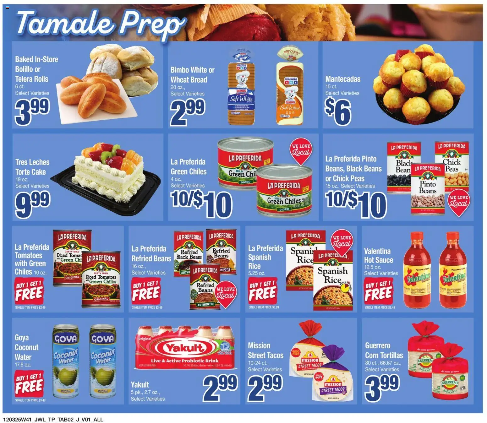 Jewel Osco Fiesta Ad - valid from 03.12.2025 | Page: 2 | Products: Corn, Bread, Rice, Sauce