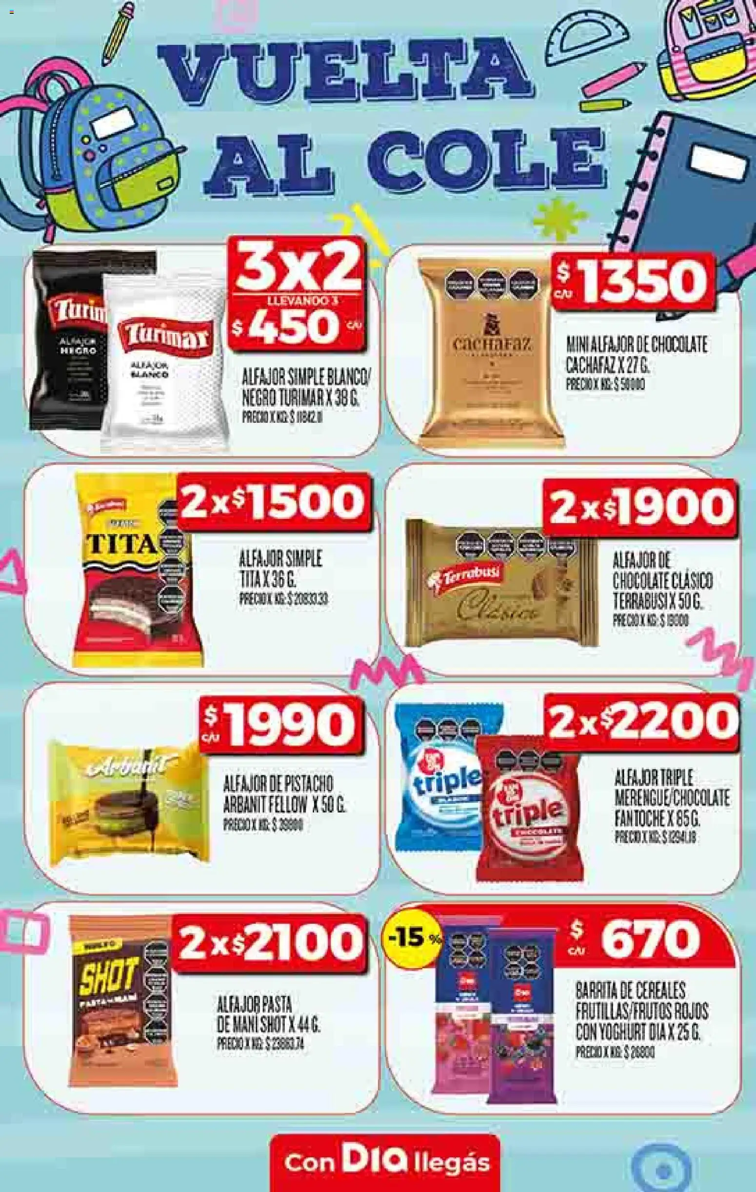 Supermercado DIA Ofertas │ válido desde el 25.02.2026 | Página: 12 | Productos: Mani, Chocolate, Cereales, Pasta