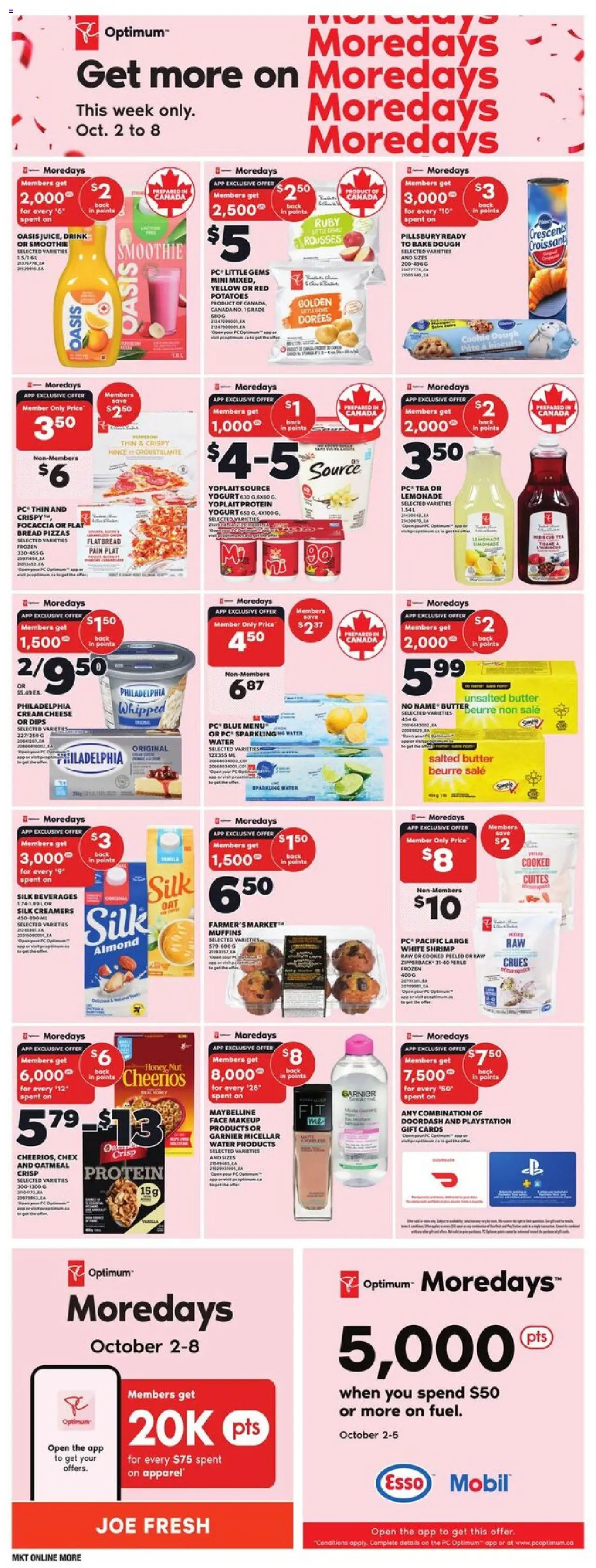 Independent Grocer flyer valid from 02.10.2025 | Page: 10 | Products: Tea, Potatoes, Butter, Yogurt