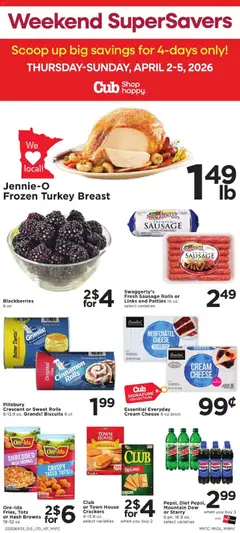 Preview of Cub Foods weekly ads valid from 28.03.2026
