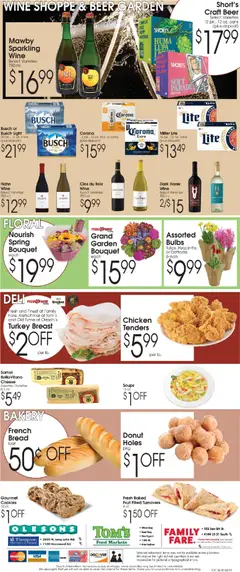 Preview of Family Fare weekly ads valid from 05.04.2026 | Page: 6 | Products: Bakery, Cheese, Beer, Shorts