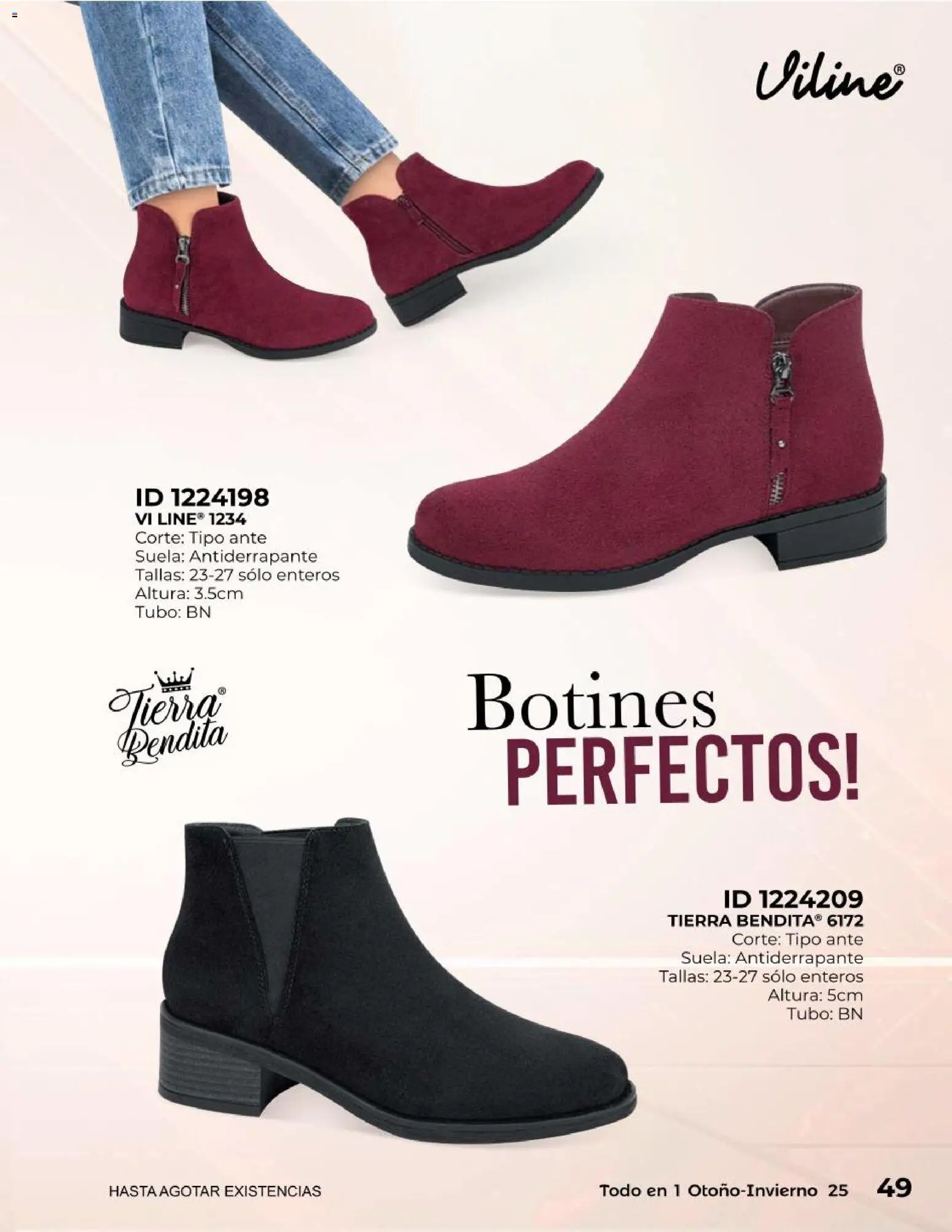 Nuevas ofertas de Price Shoes válidas en toda la República Mexicana desde el 27.10.2025. ¡Encuentra las mejores ofertas en Price Shoes catálogo Todo en uno! | Página: 49 | Productos: Botines