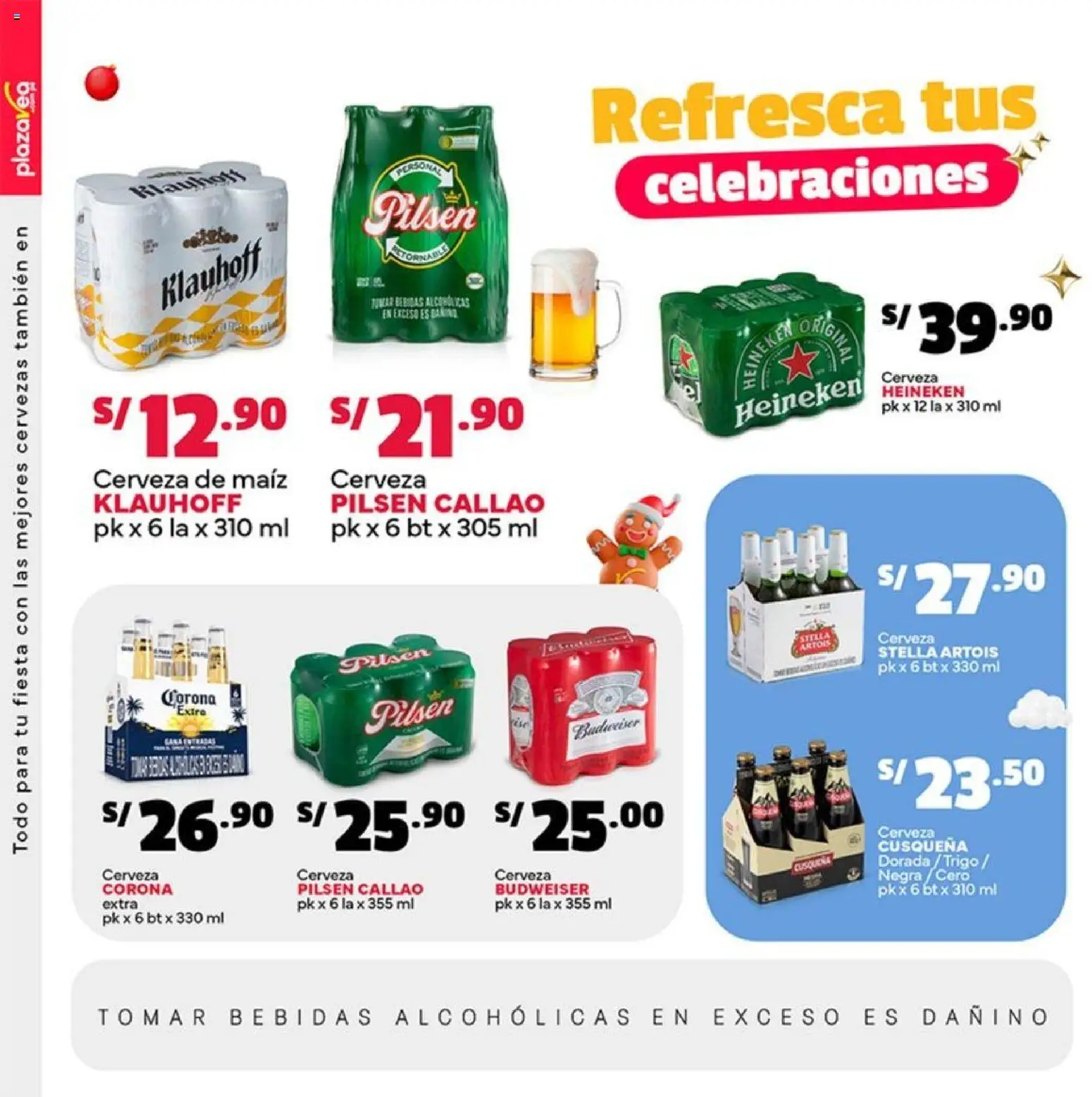 Catálogo Plaza Vea válido desde 17.11.2025 | Página: 18 | Productos: Cerveza