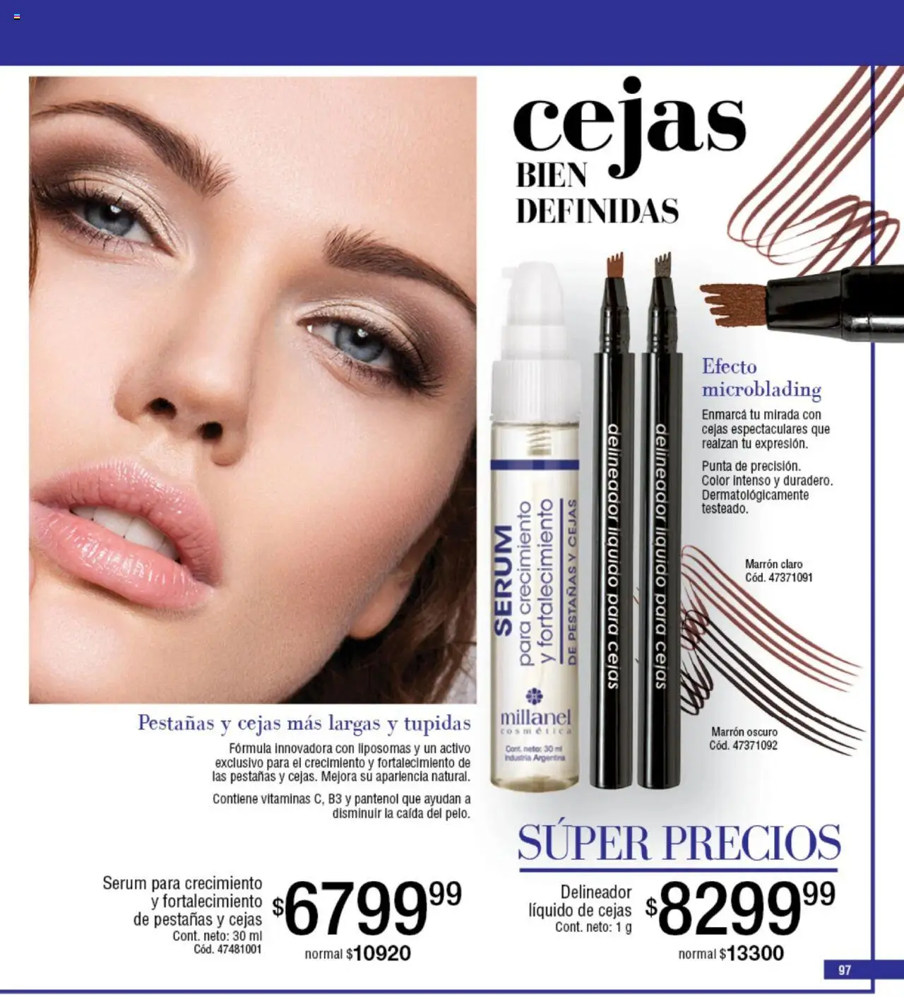 Millanel catálogo │ válido desde el 18.08.2025 | Página: 97 | Productos: Vitaminas, Serum, Delineador