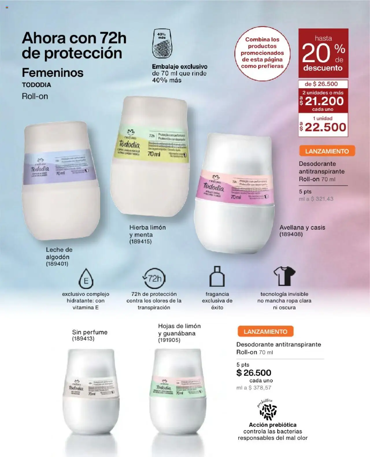 Natura revista - valida desde el 23.07.2025 | Página: 131 | Productos: Limón, Fragancia, Desodorante, Ropa