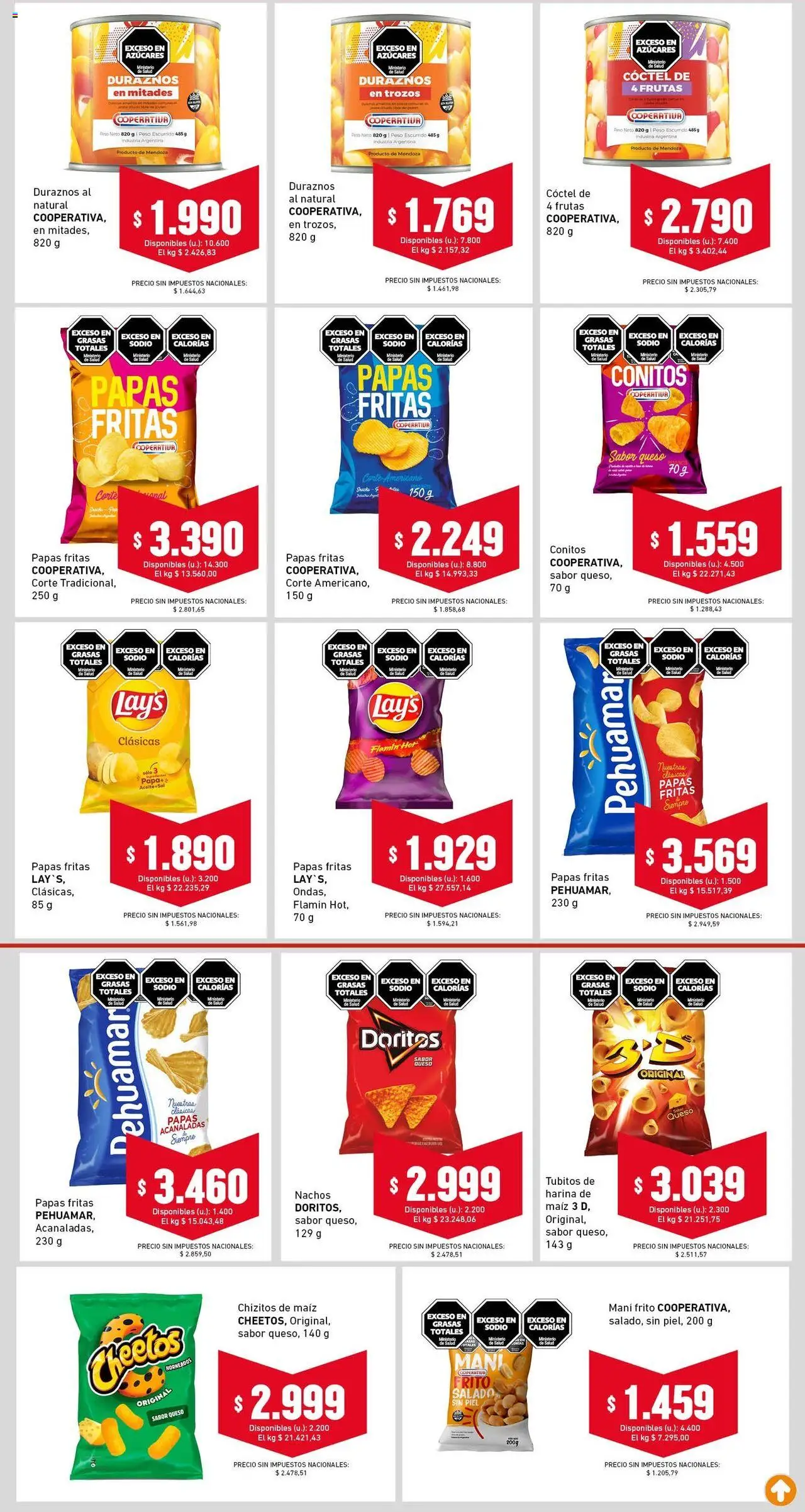 Cooperativa Obrera catálogo │ válido desde el 03.07.2025 | Página: 9 | Productos: Peso, Maiz, Mani, Queso