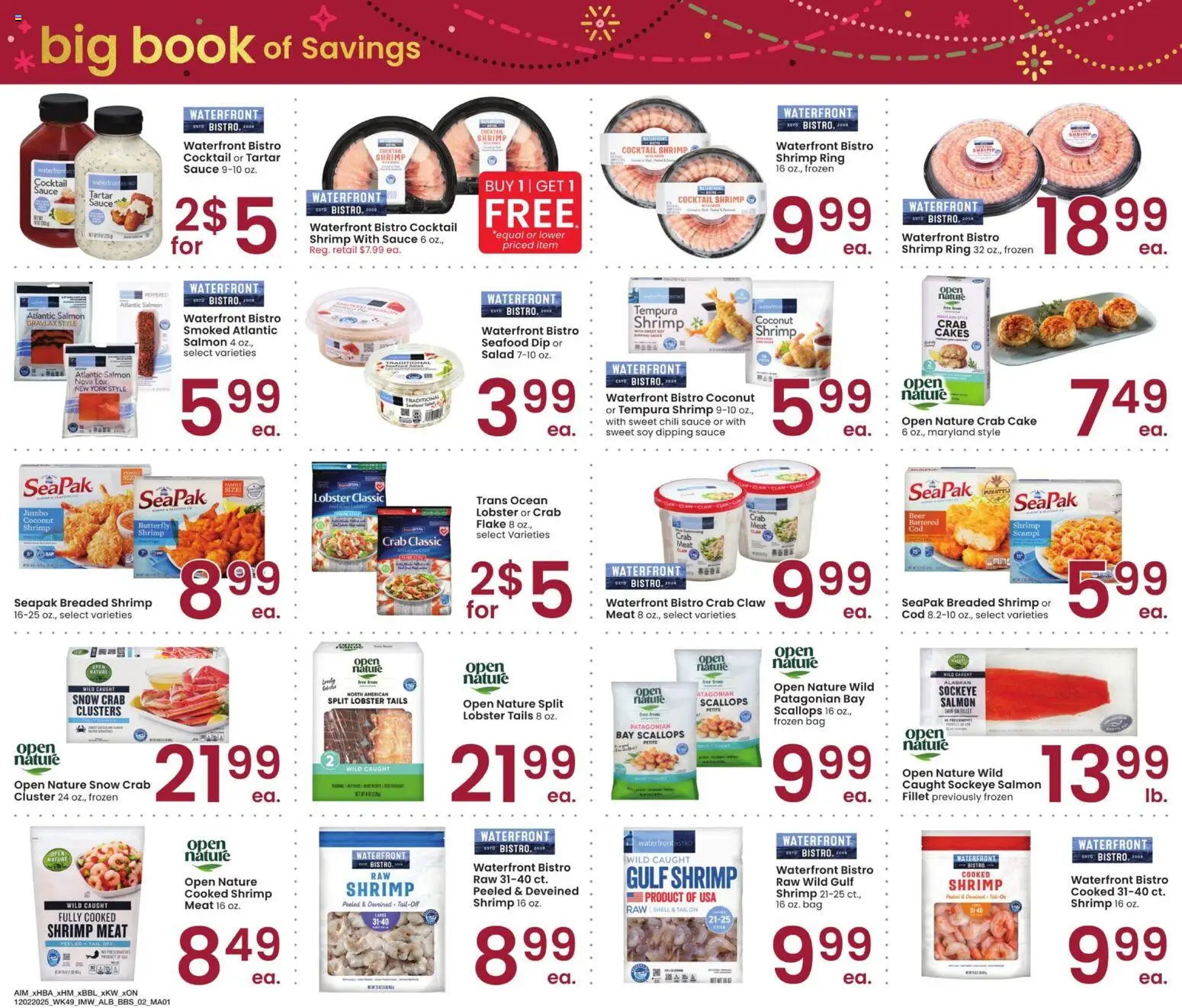 Albertsons Big Book of Savings - valid from 02.12.2025 | Page: 2 | Products: Ring, Salad, Sauce, Seafood