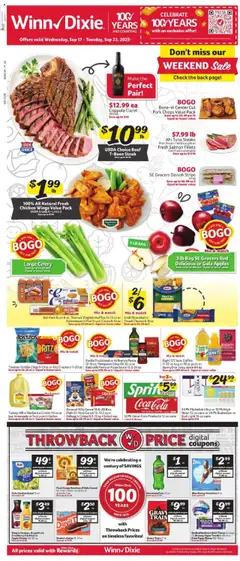Preview of Winn Dixie weekly ads valid from 17.09.2025