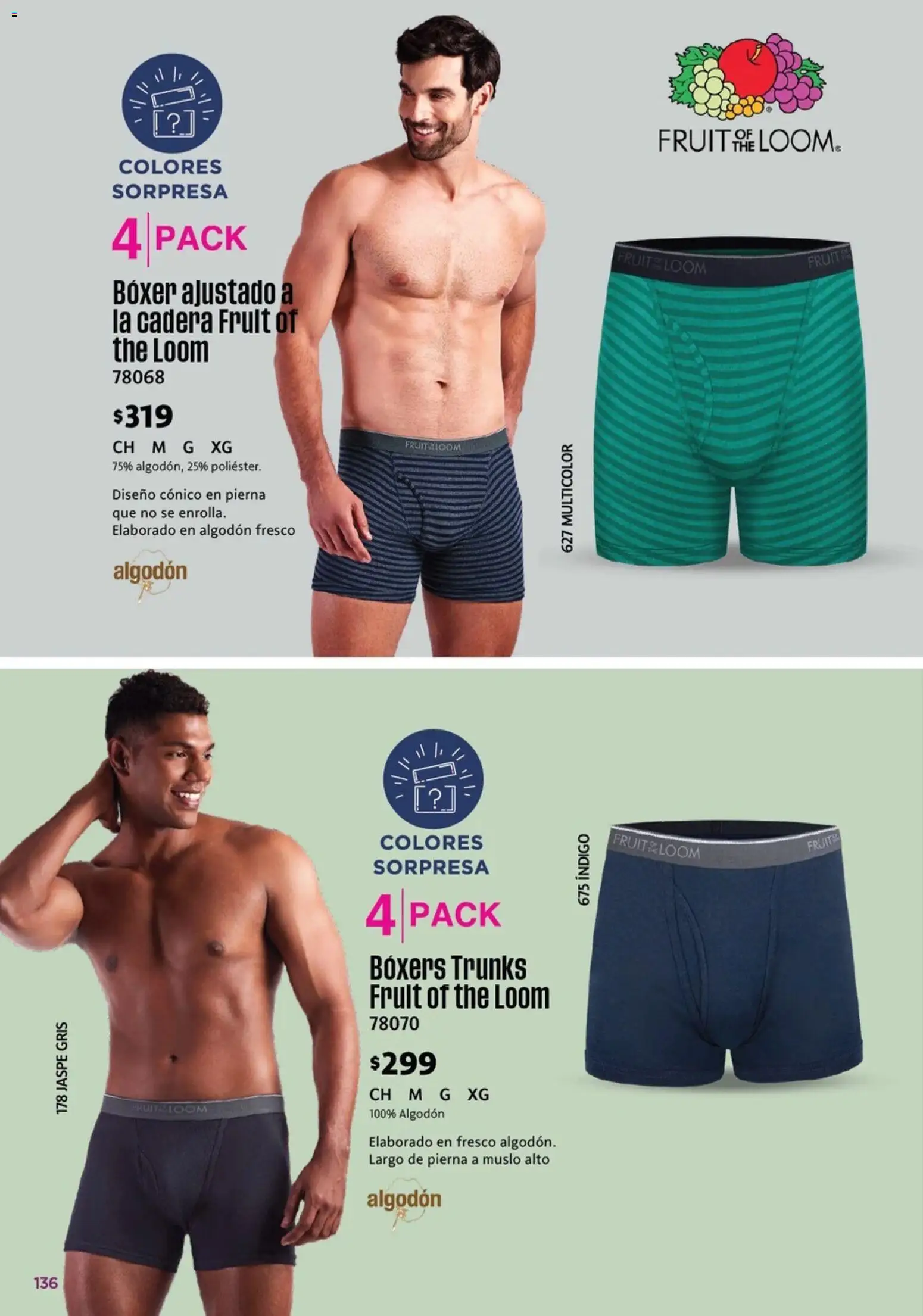 Nuevas ofertas de Ilusión válidas en toda la República Mexicana desde el 01.03.2026. ¡Encuentra las mejores ofertas en Ilusión catálogo Marcas Amigas! | Página: 138 | Productos: Boxers, Algodón