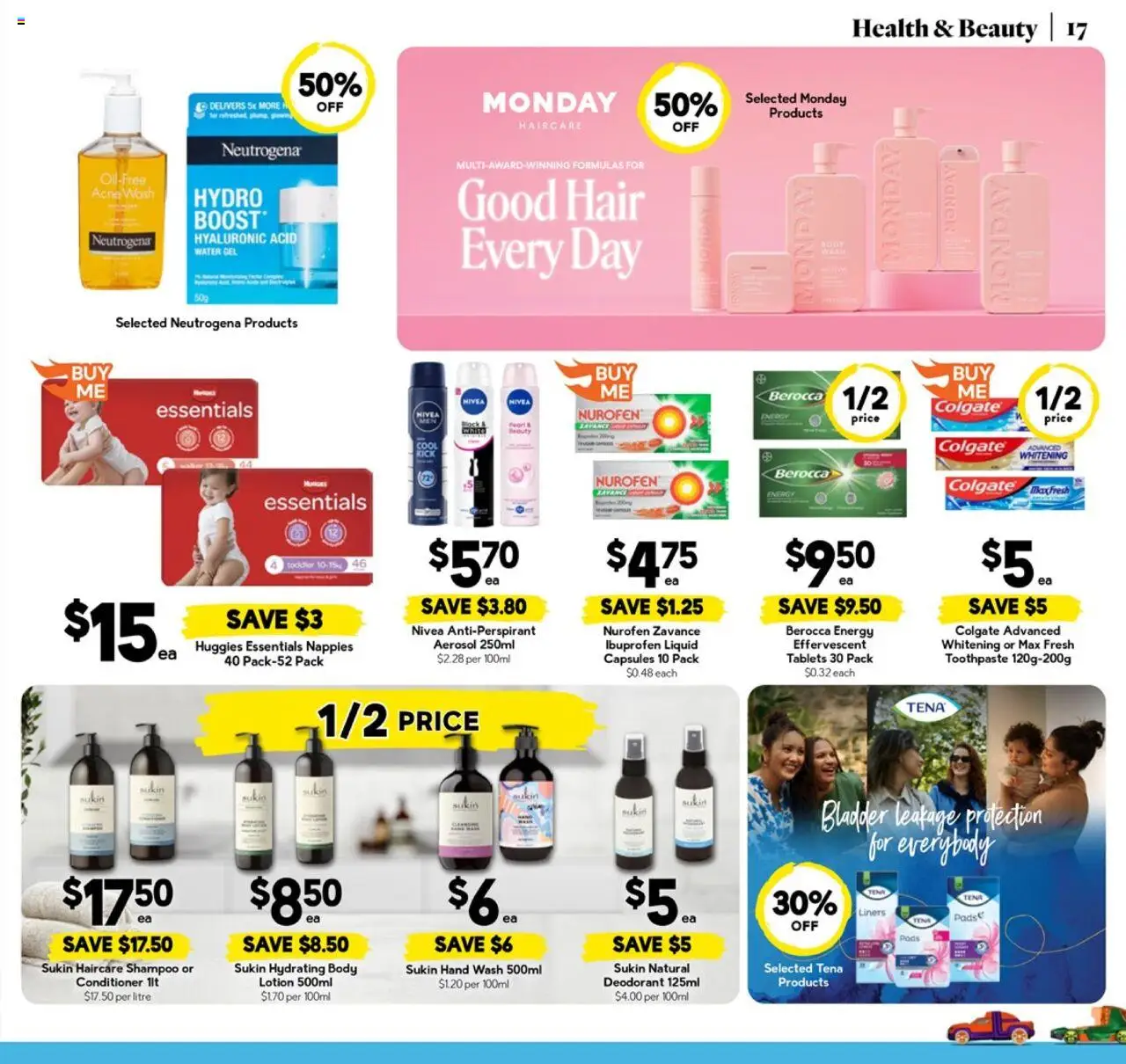 Drakes catalogue - valid from 22.10.2025 | Page: 17 | Products: Conditioner, Water, Acne, Tablets
