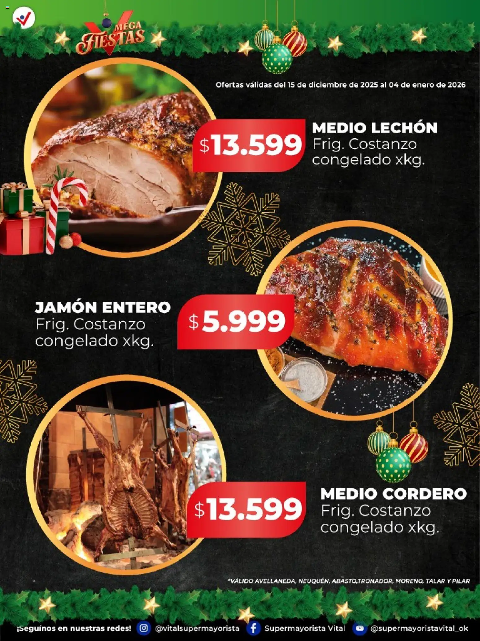 Vital - Especial de frescos │ válido desde el 15.12.2025 | Página: 1 | Productos: Jamón