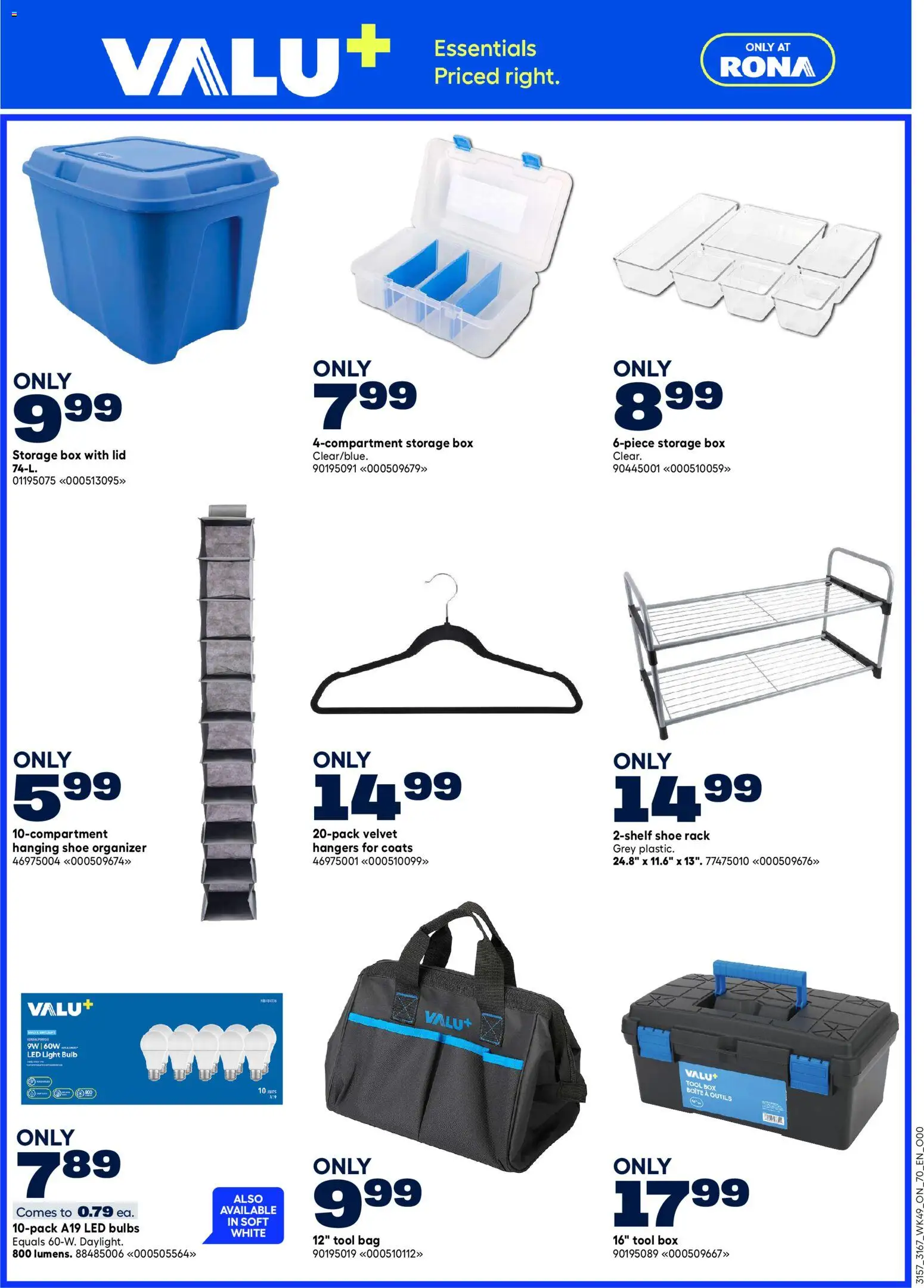 Rona flyer valid from 01.01.2026 | Page: 6 | Products: Bag, Box