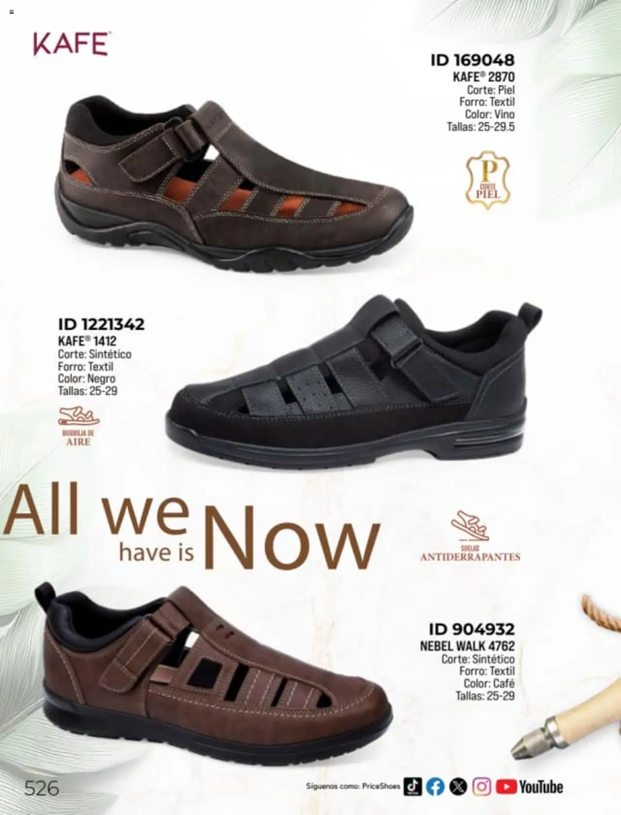 Nuevas ofertas de Price Shoes válidas en toda la República Mexicana desde el 27.01.2025. ¡Encuentra las mejores ofertas en Price Shoes catálogo Sandalias! | Página: 526 | Productos: Café, Vino