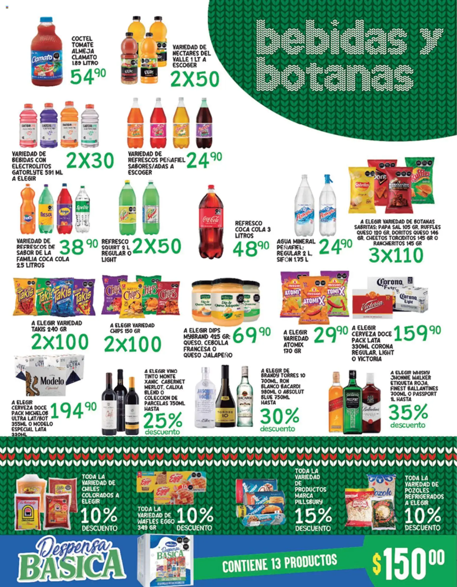 Nuevas ofertas de Alsuper válidas en toda la República Mexicana desde el 26.12.2025. ¡Encuentra las mejores ofertas en Alsuper folleto Durango! | Página: 3 | Productos: Papa, Tomate, Queso, Whisky