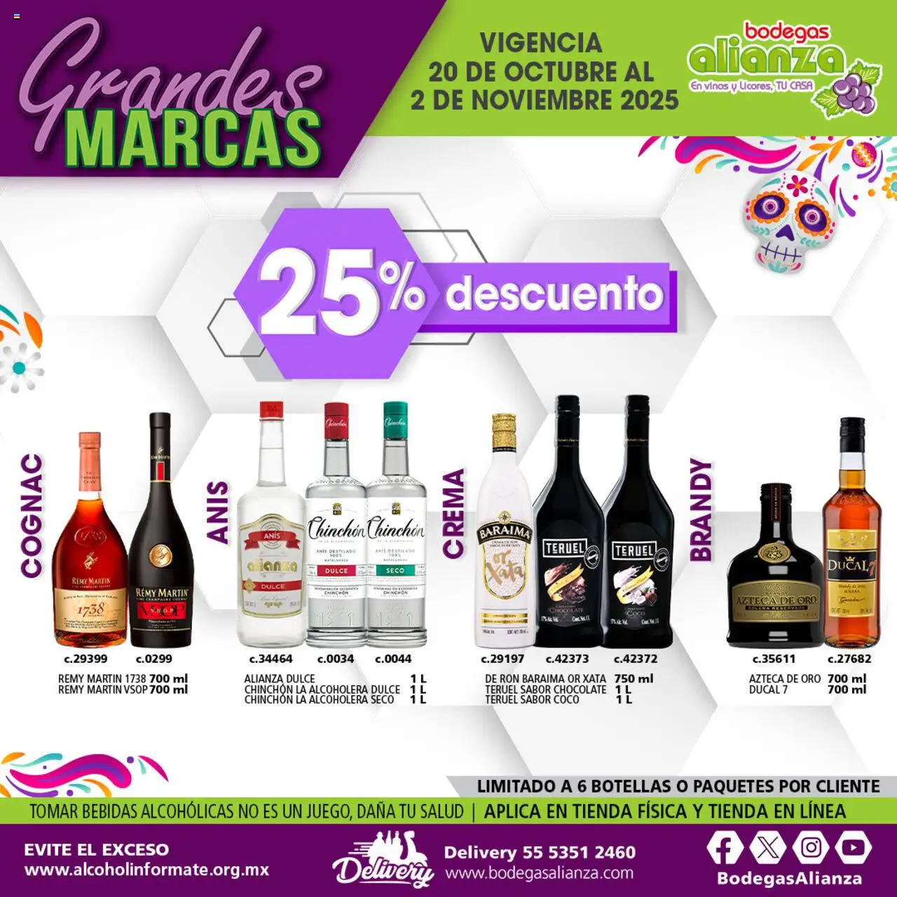 Nuevas ofertas de Bodegas Alianza válidas en toda la República Mexicana desde el 20.10.2025. ¡Encuentra las mejores ofertas en Bodegas Alianza catálogo Las ofertas de la semana! | Página: 14 | Productos: Crema, Chocolate