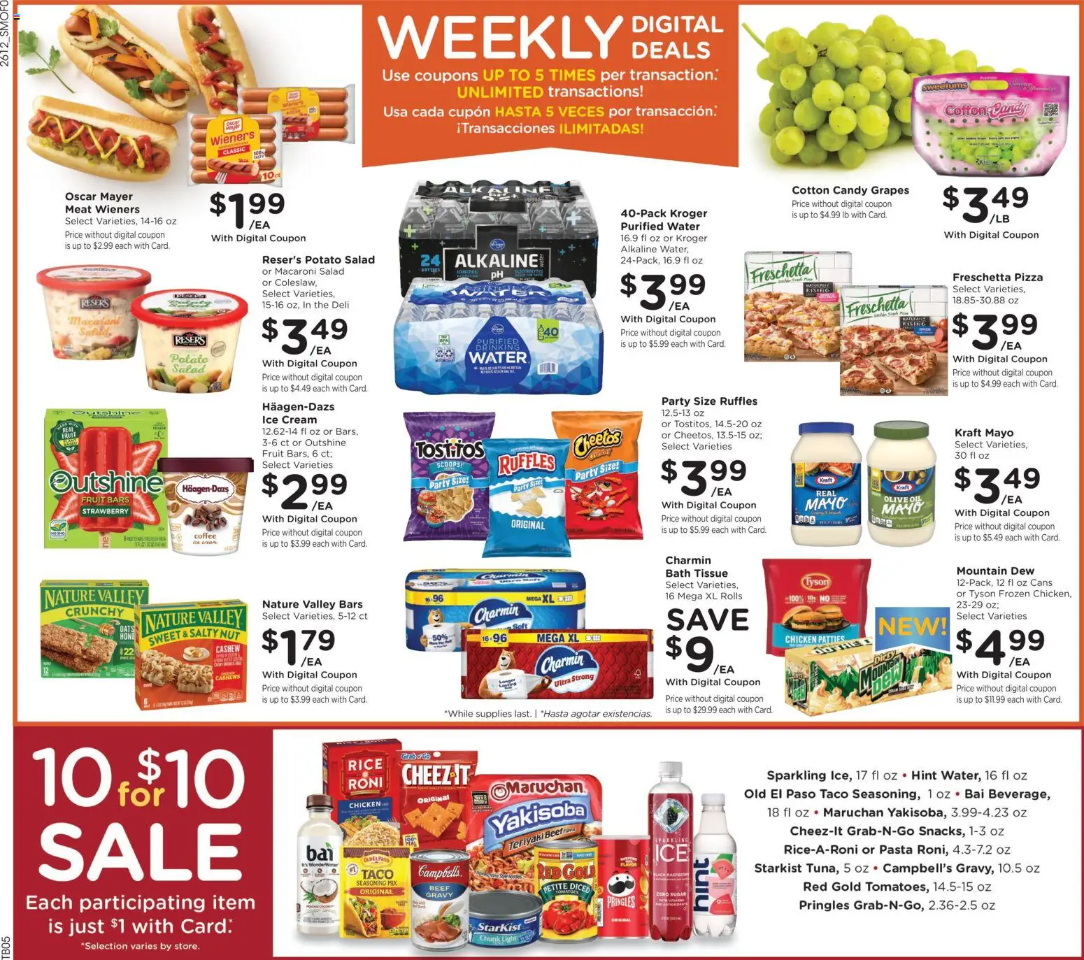 Smith's Weekly Ad - WY - valid from 22.04.2026 | Page: 5 | Products: Oil, Rice, Noodles, Grapes