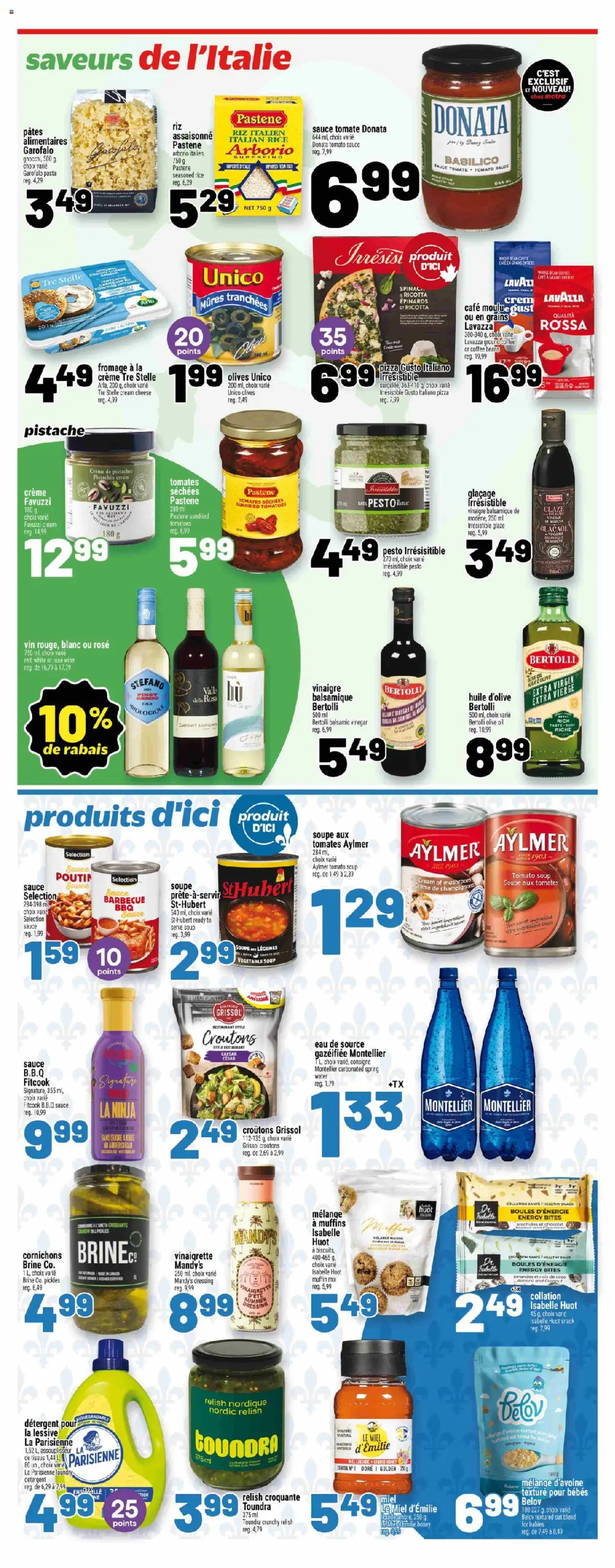 Metro flyer valid from 25.09.2025 | Page: 19 | Products: Rice, Pasta, Cream, Tomatoes