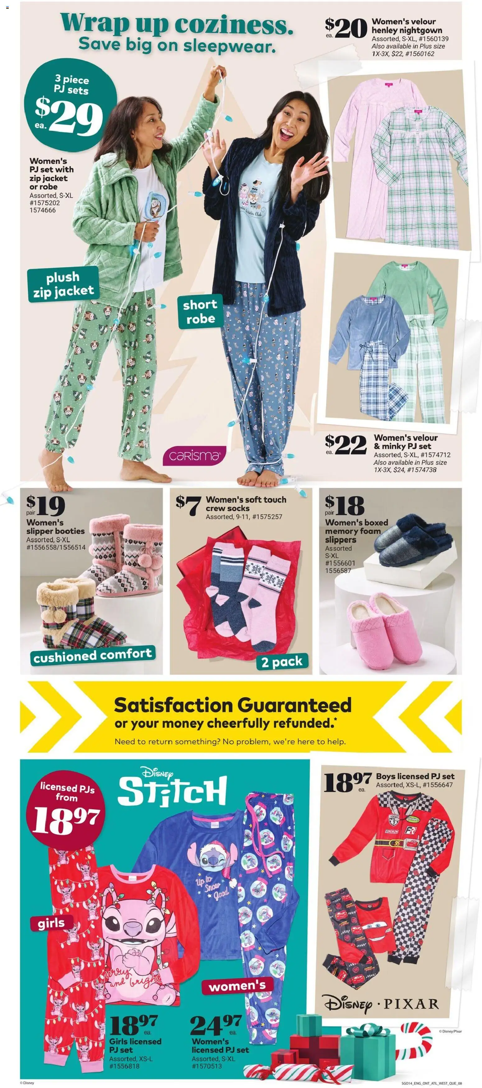 Giant Tiger flyer valid from 05.11.2025 | Page: 10 | Products: Shoes, Jacket, Socks, Robe