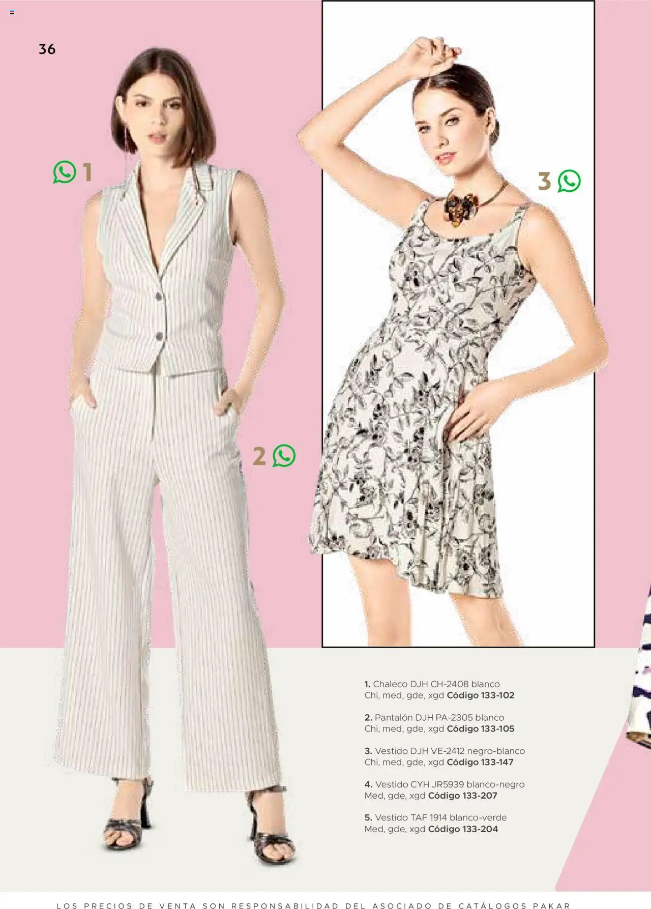 Nuevas ofertas de SC Pakar válidas en toda la República Mexicana desde el 24.07.2025. ¡Encuentra las mejores ofertas en SC Pakar Catálogo Ropa y Accesorios! | Página: 36 | Productos: Chaleco, Vestido