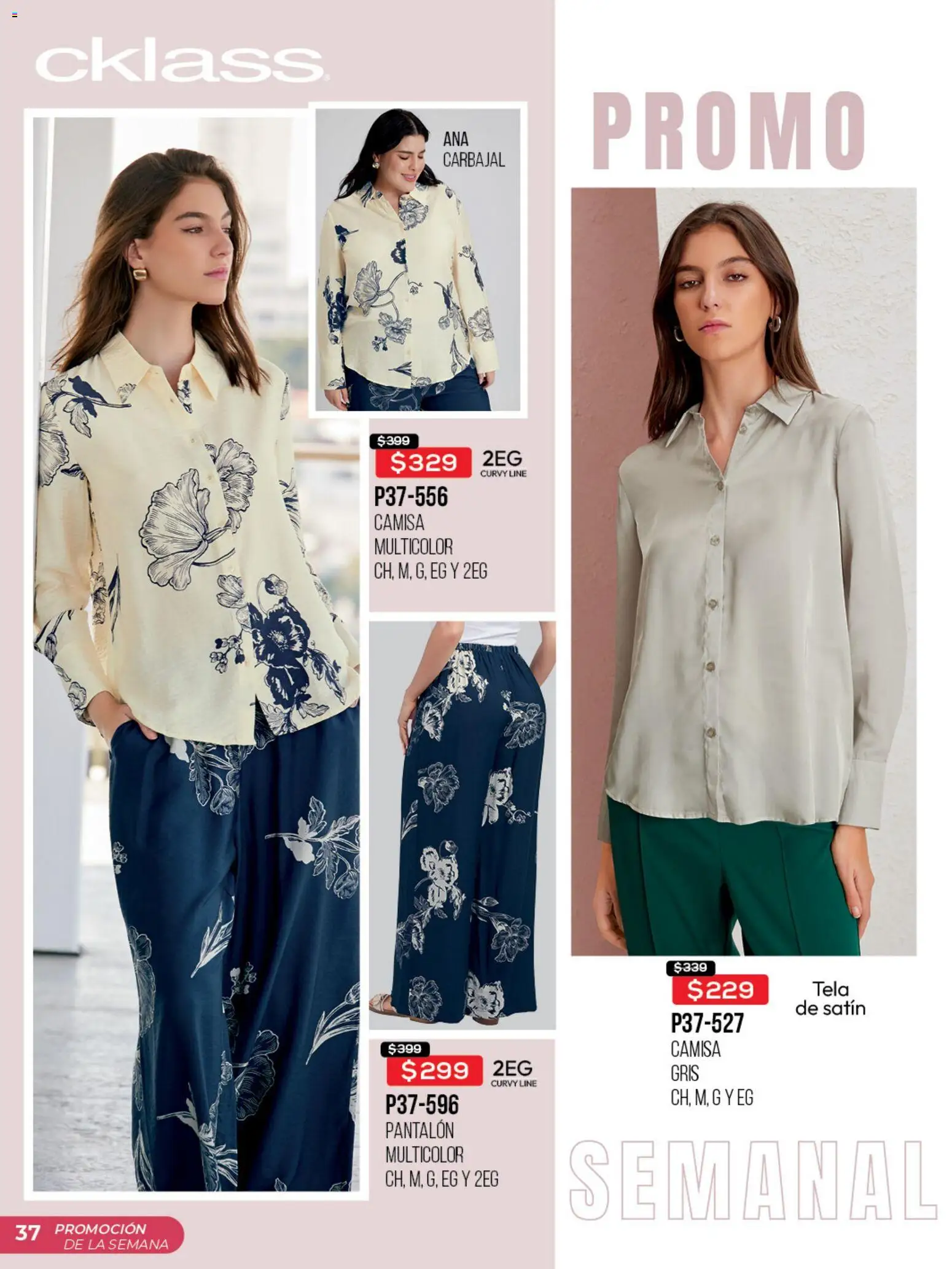 Nuevas ofertas de Cklass válidas en toda la República Mexicana desde el 03.03.2026. ¡Encuentra las mejores ofertas en Cklass catálogo Promo semanal! | Página: 38 | Productos: Camisa