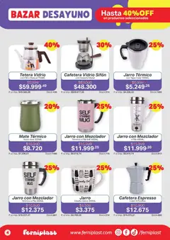 Vista previa Ferniplast catálogo válido desde el 16.04.2026 | Página: 4 | Productos: Mate, Cafetera, Mezclador, Tetera