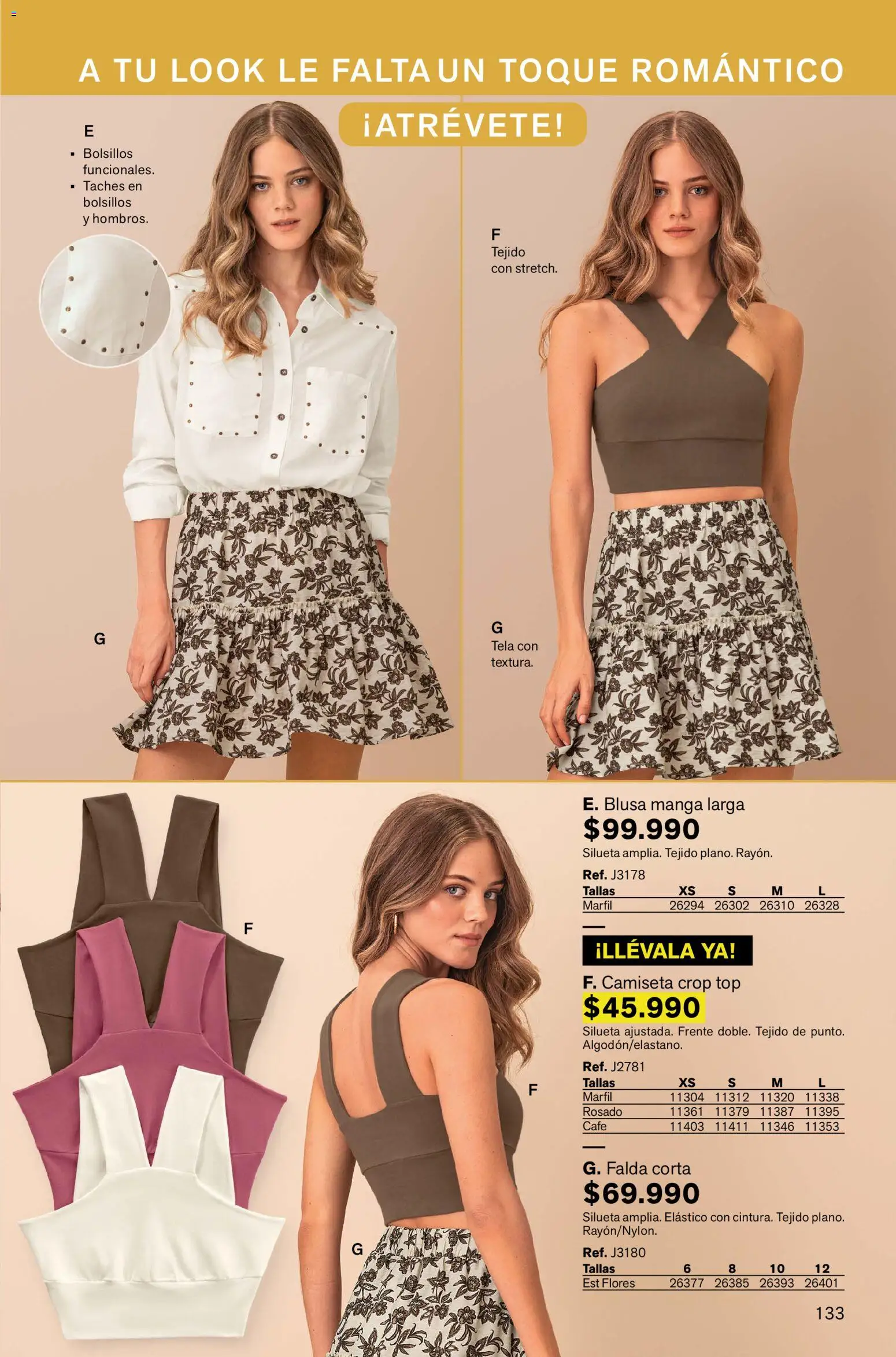 Leonisa revista - valida desde el 02.01.2026 | Página: 133 | Productos: Falda, Camiseta, Top, Blusa