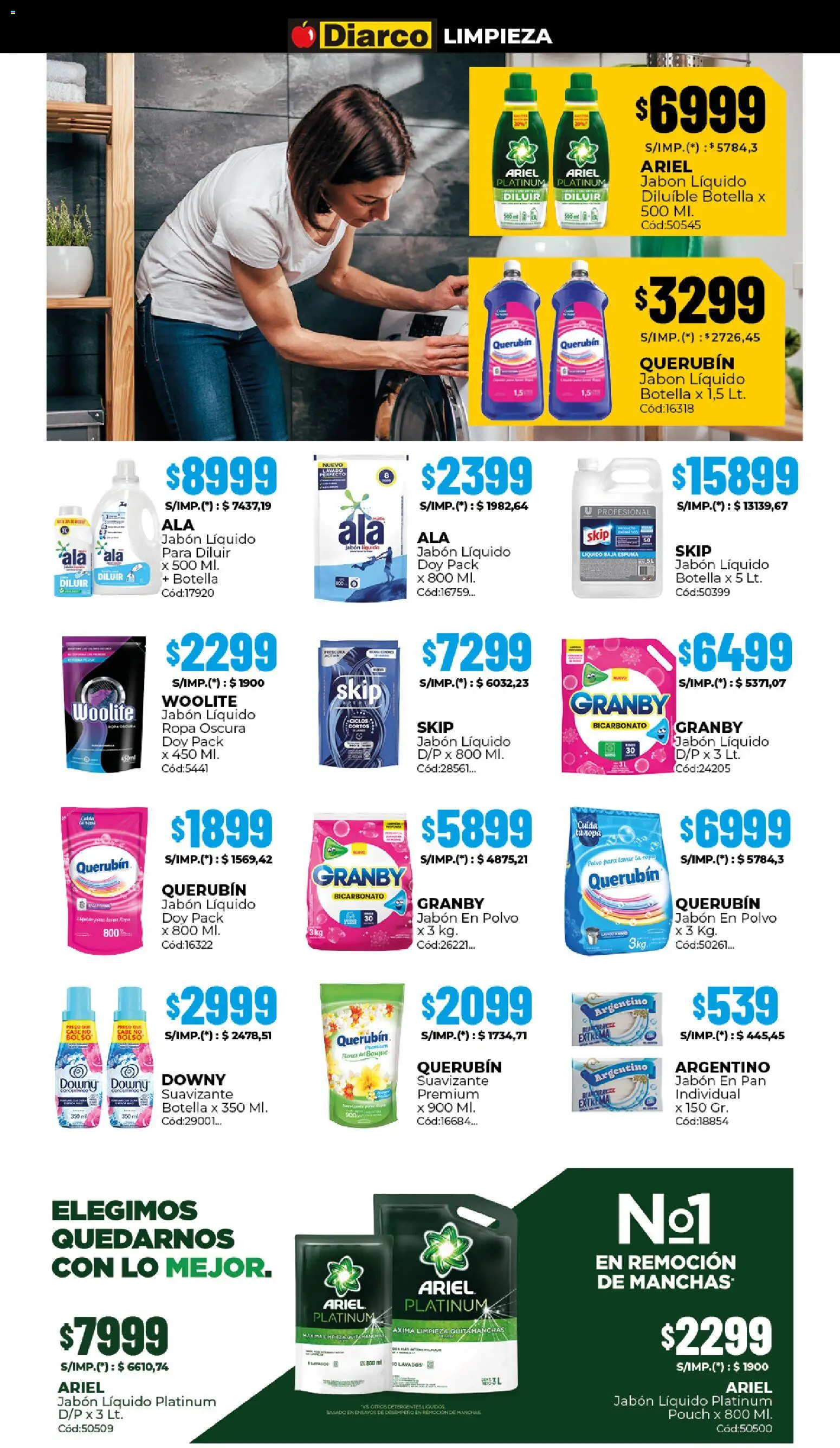 Diarco ofertas │ válido desde el 09.03.2026 | Página: 17 | Productos: Jabón líquido, Individual, Espuma, Suavizante